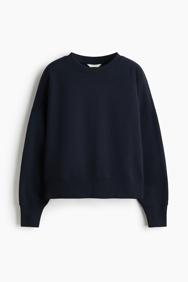 Felpa oversize - Blu navy/Grigio mélange/Rosa/Viola polvere/Giallo chiaro - 1