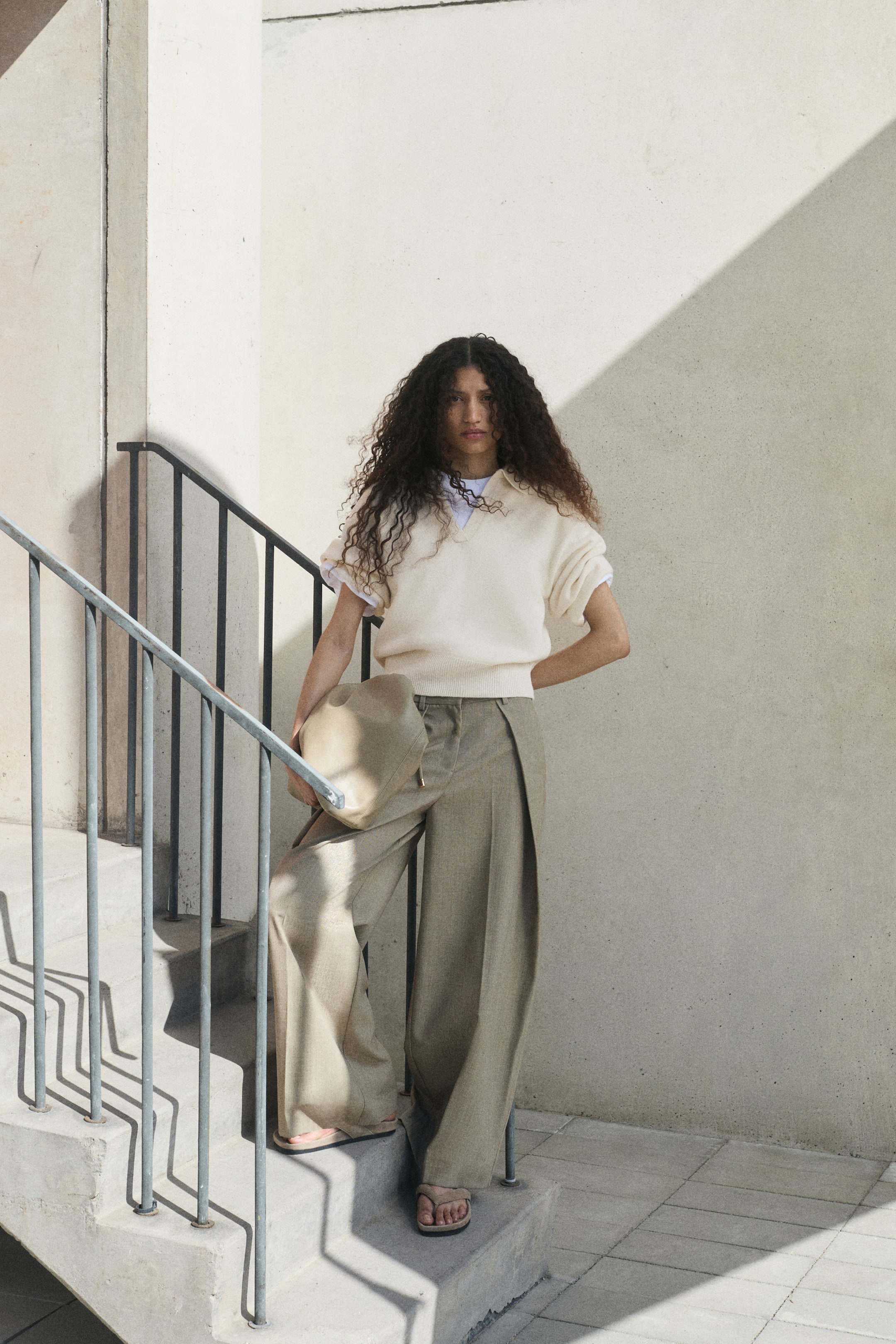 Fine-Knit Polo Shirt