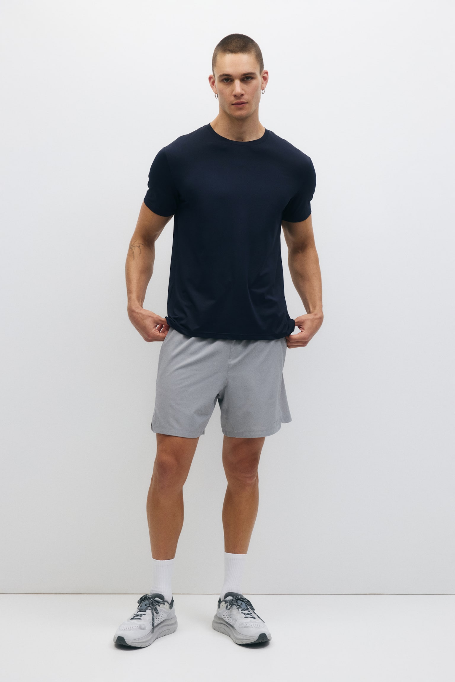 Muscle Fit Sports top with DryMove™-Navy blue - 5