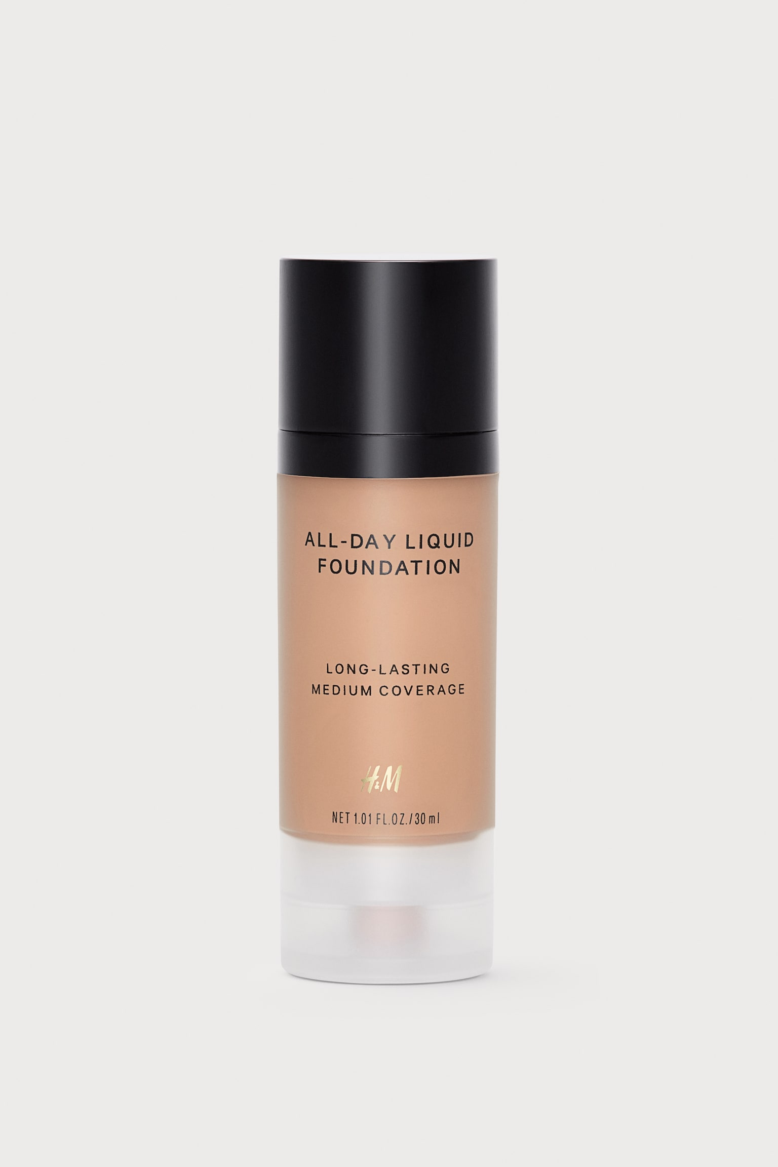 All-day Liquid Foundation - Amber/Soft Sand/Honeycomb/Almond beige/Ivory/Porcelain/Warm beige/Golden Beige/Warm Ivory/Alabaster/Olive/Light Sand/Dark Chocolate/Light Porcelain/Chestnut/Sweet Cacao/Hazelnut/Honey/Carob/Hickory Nut/Hazelwood/Fudge/Cappuccino - 1