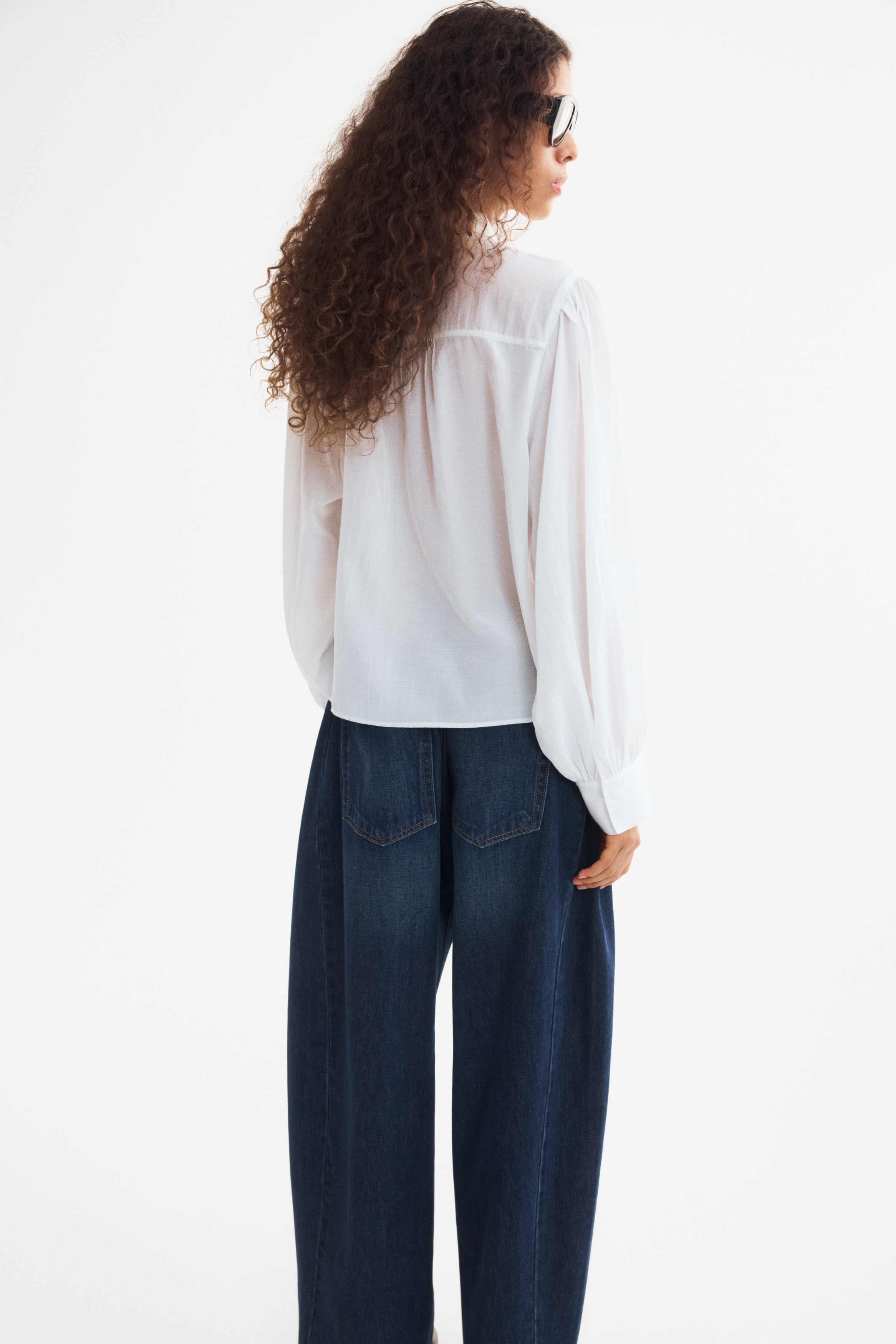 Lace-Inset Blouse - thumbnail 3