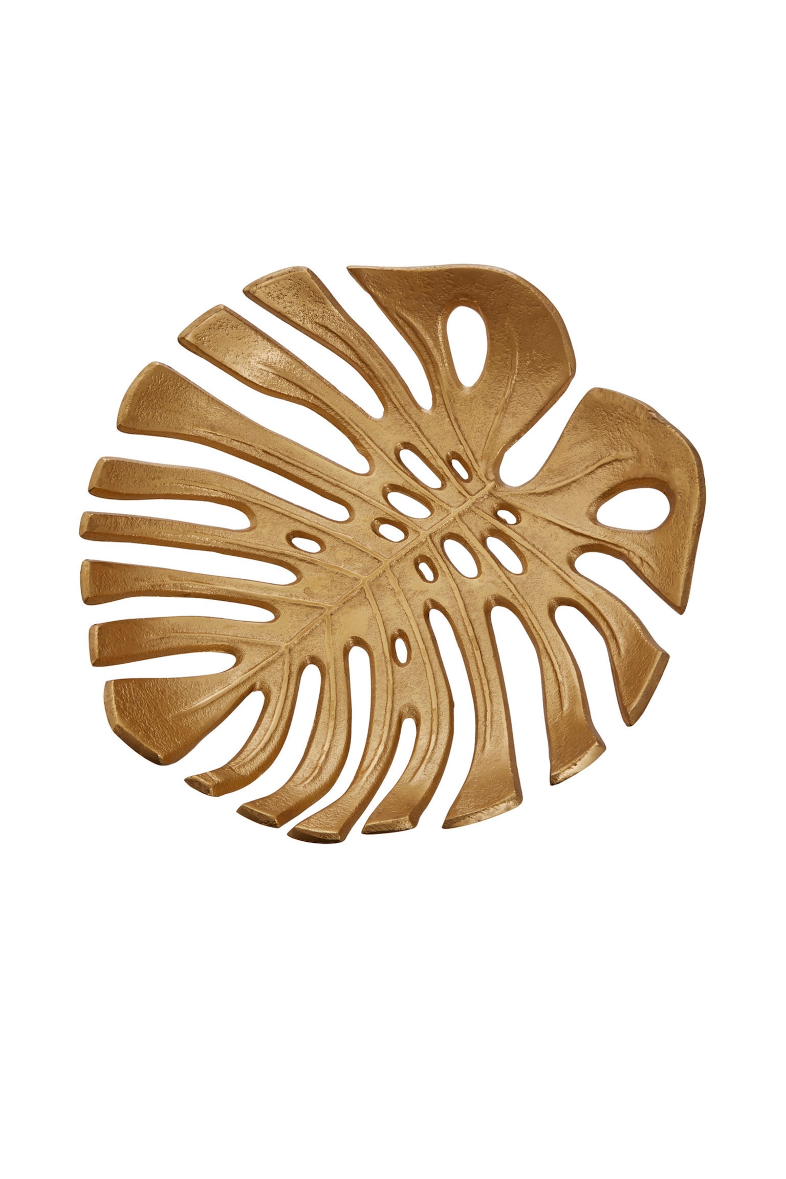 Prato Monstera Small Leaf Tray - Gold - 4