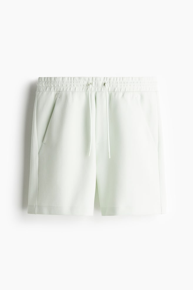 Regular Fit Sweatshorts - Pale green - 1