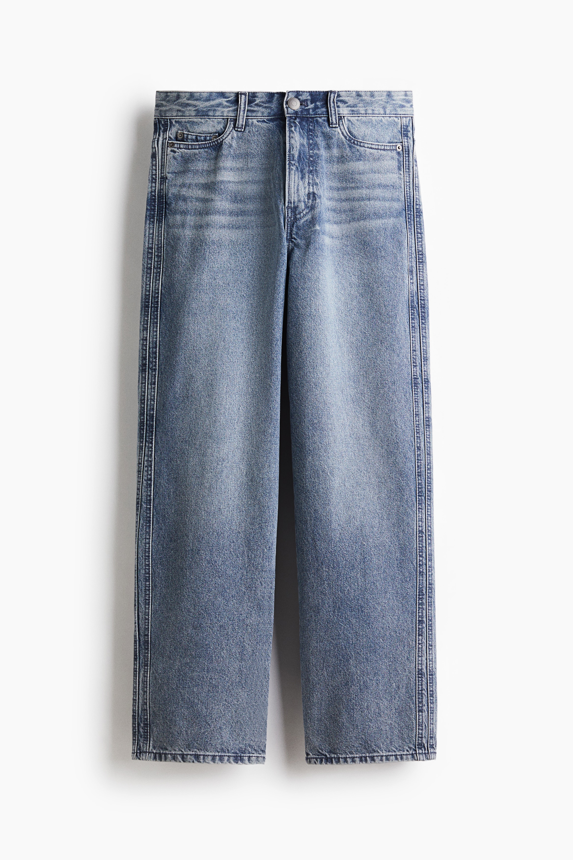 ZARA エクストラバギーデニムパンツ　42 ZARA エクストラバギー デニムパンツ サイズ42 ブルー バギー