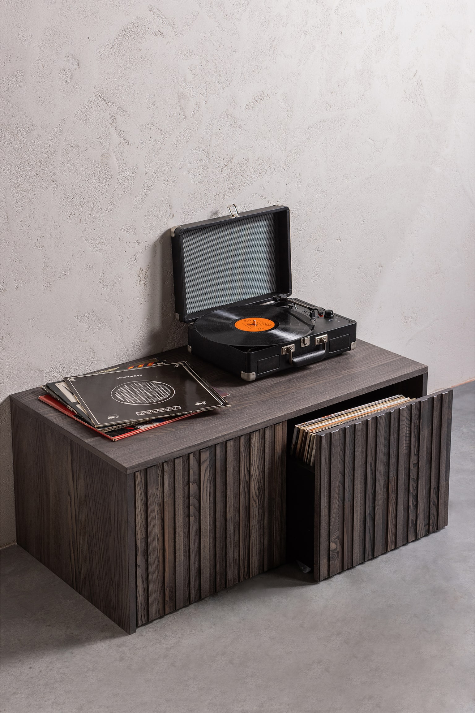 New Gravure Kistbank - Bruin/Zwart - 1