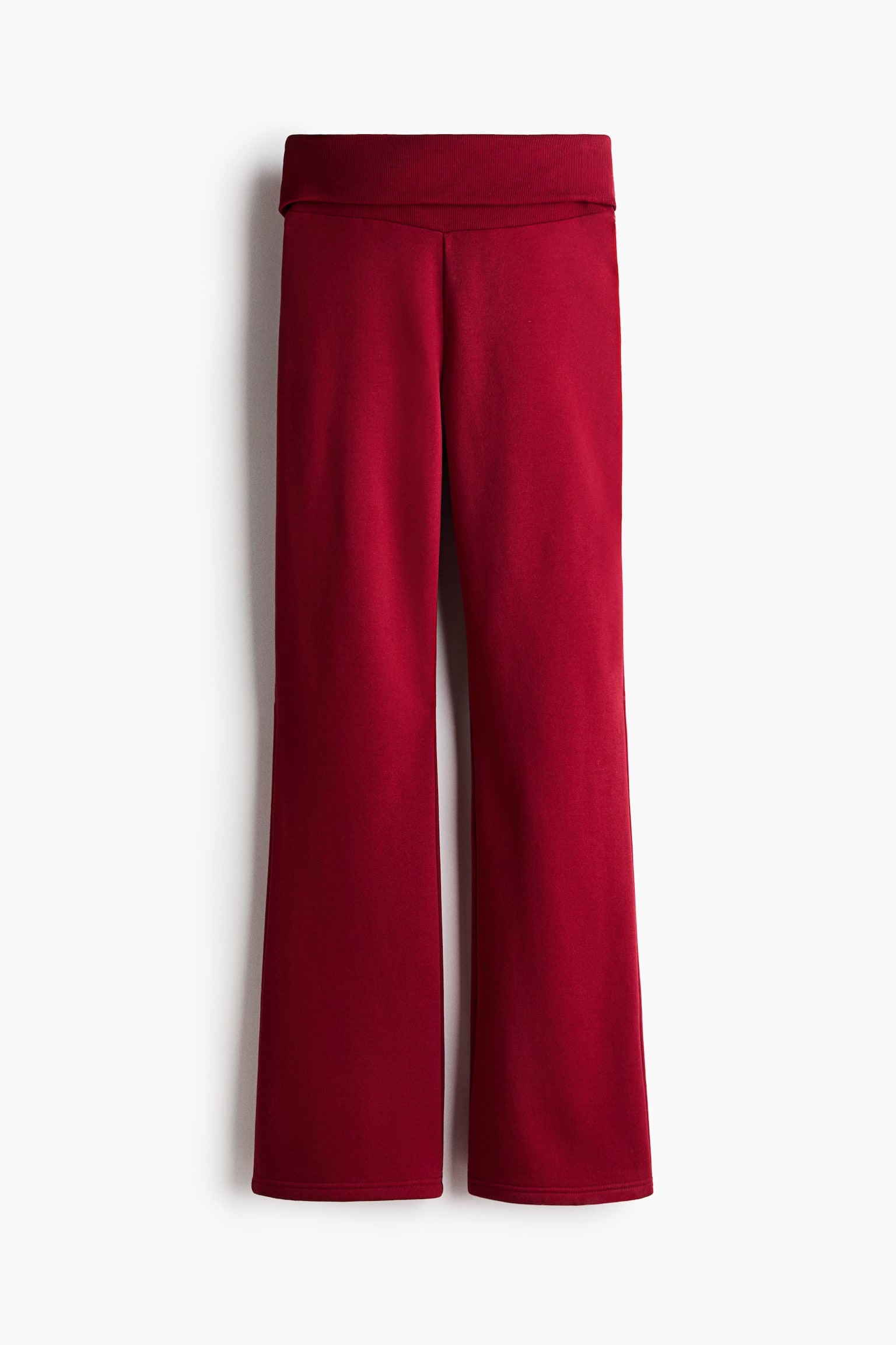 Ausgestellte Hose mit Umschlagbund