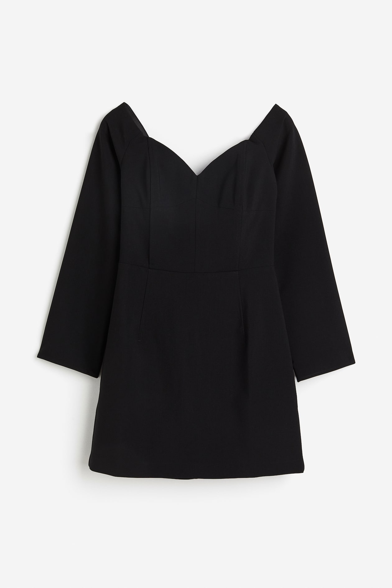 Off the shoulder Dress Black Ladies H M GB off-the-shoulder-dress-black-ladies-h-m-gb