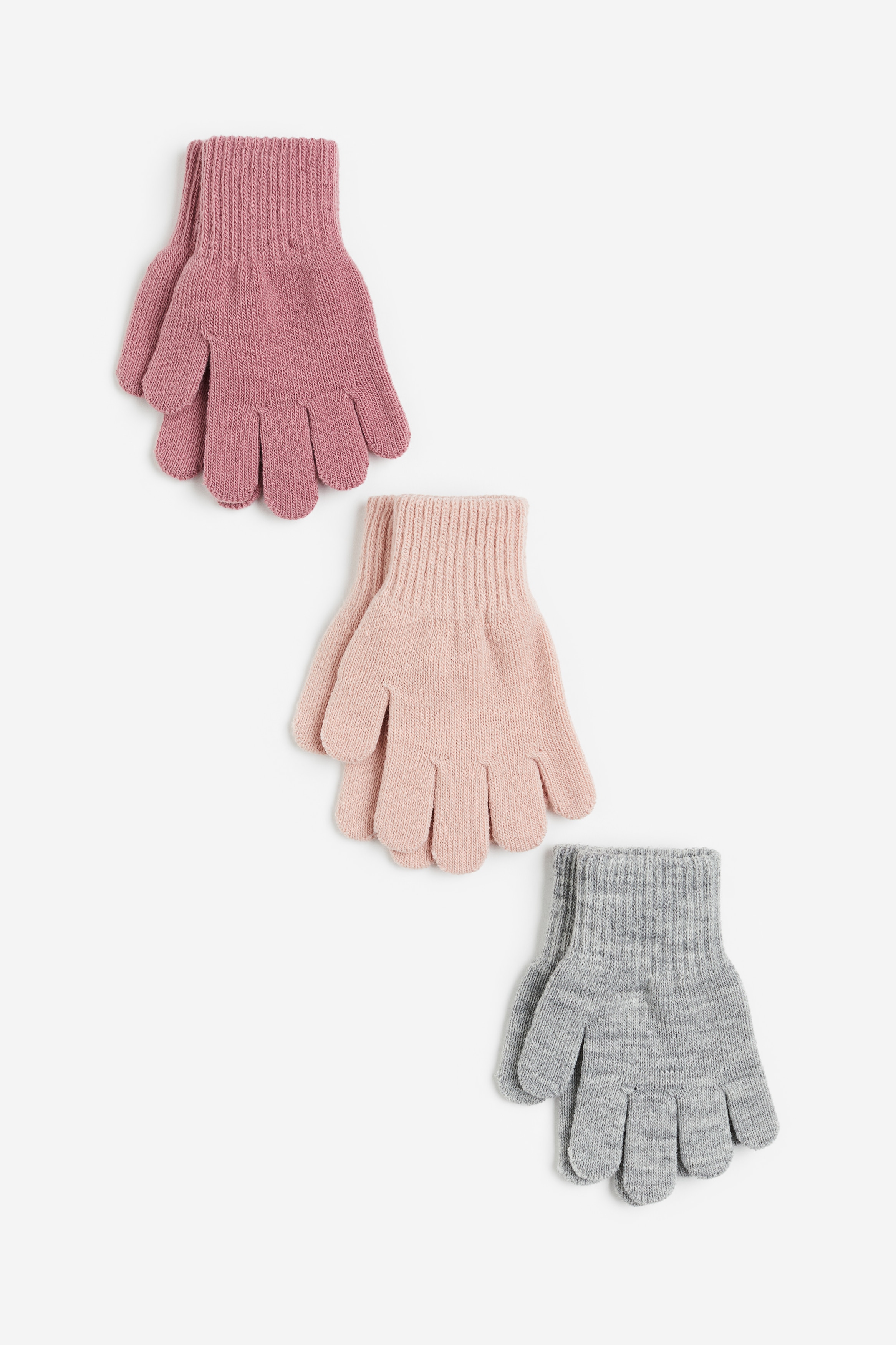 3-pack Gloves - Dark green/dark blue - Kids | H&M US