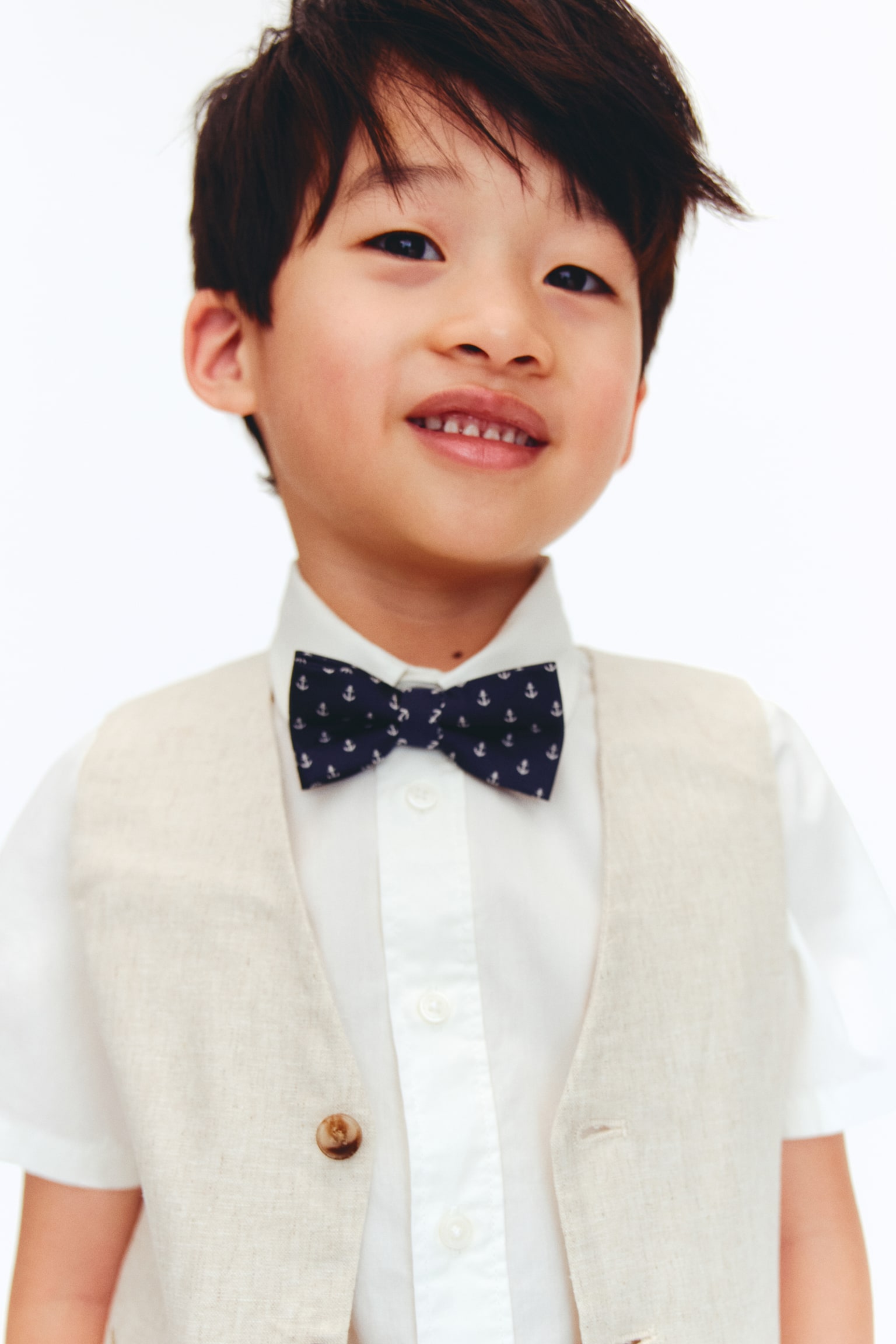 4-piece dressy set - Light beige/White/Light blue/Striped/Light green/Striped/Light beige - 4