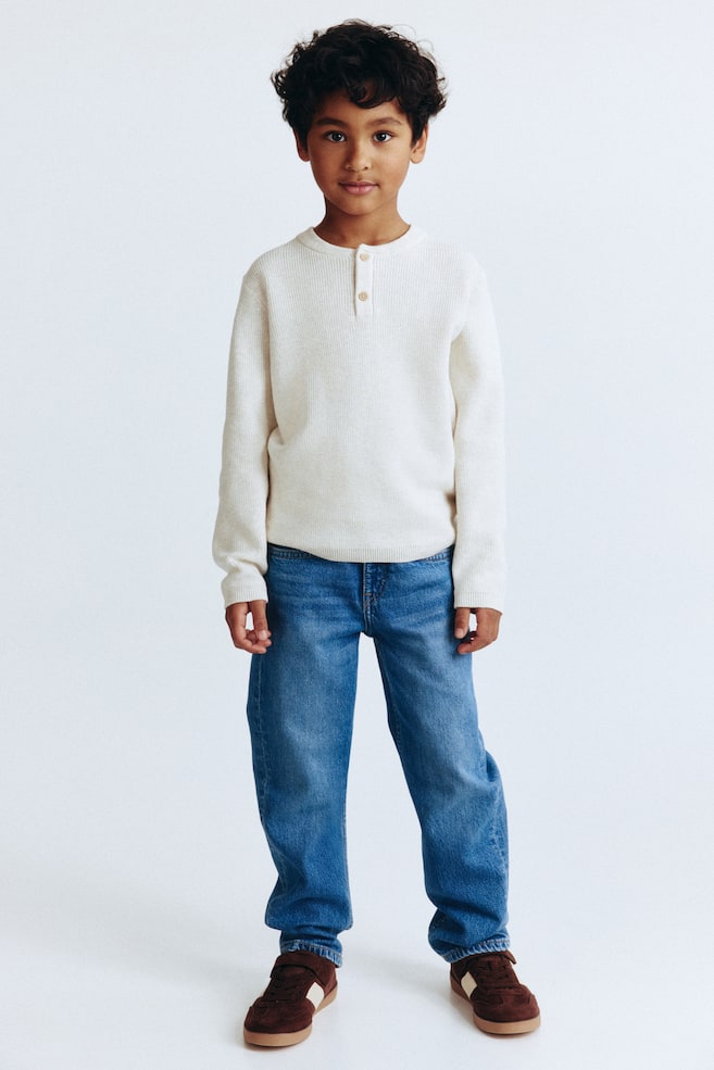 Finn Relaxed Fit Jeans - Denim blue/Denim blue/Light denim blue/Dark gray/Dark gray/Light denim blue/Denim blue - 5