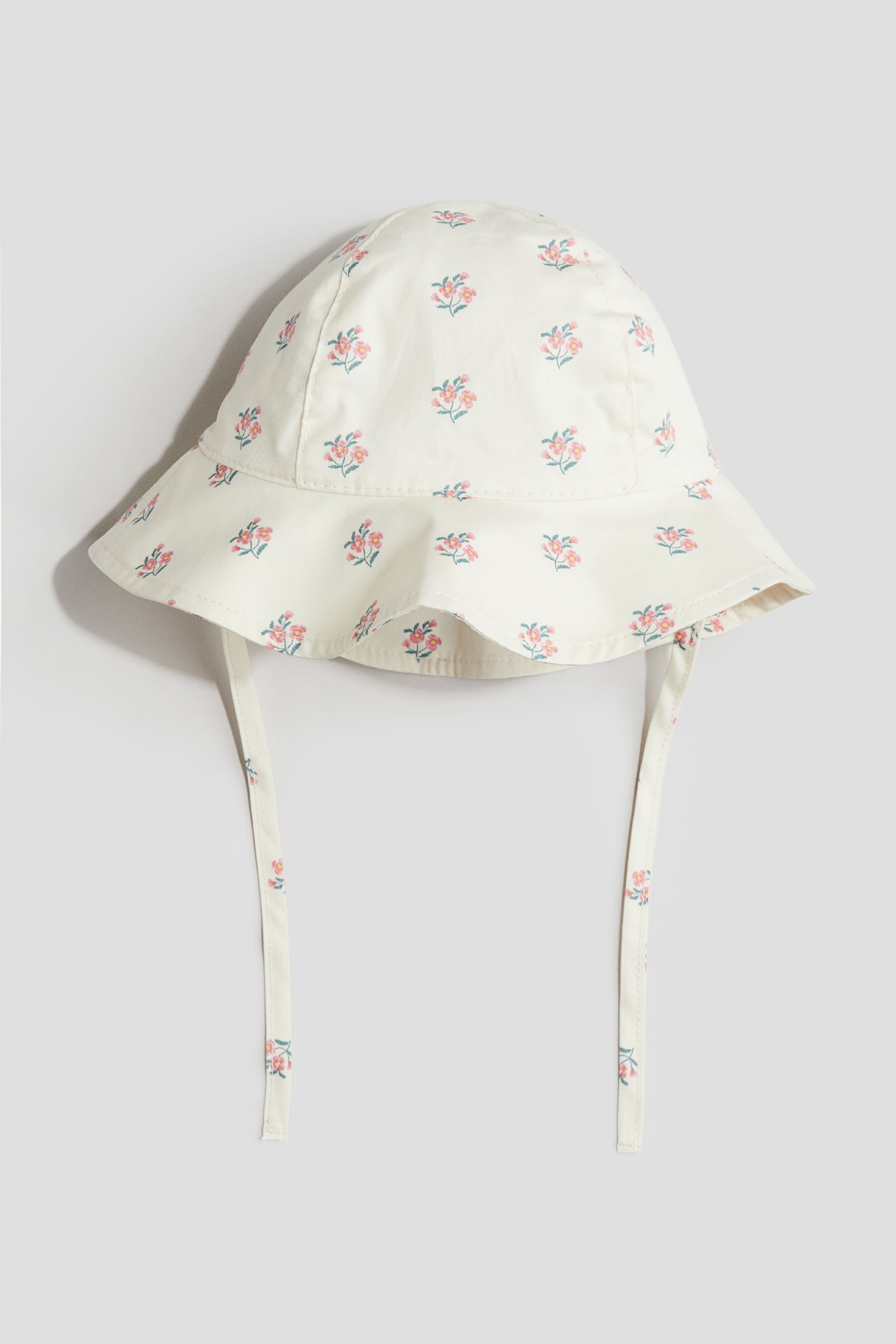 Sun hat - Cream/Floral - 1