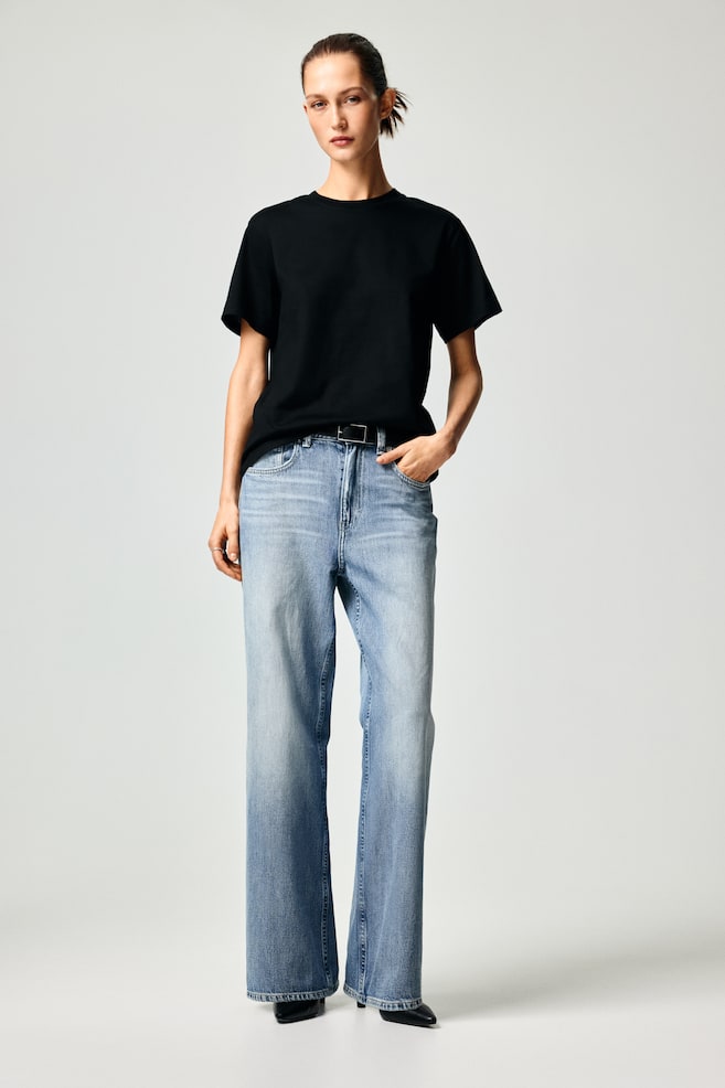 Cotton T-shirt-Black - 5