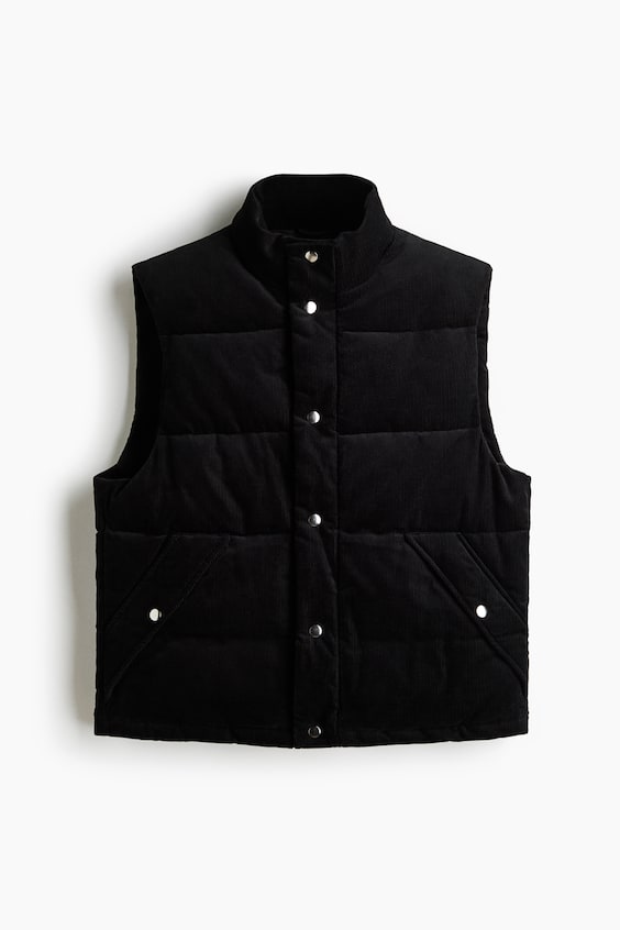 H&M Corduroy Puffer Vest