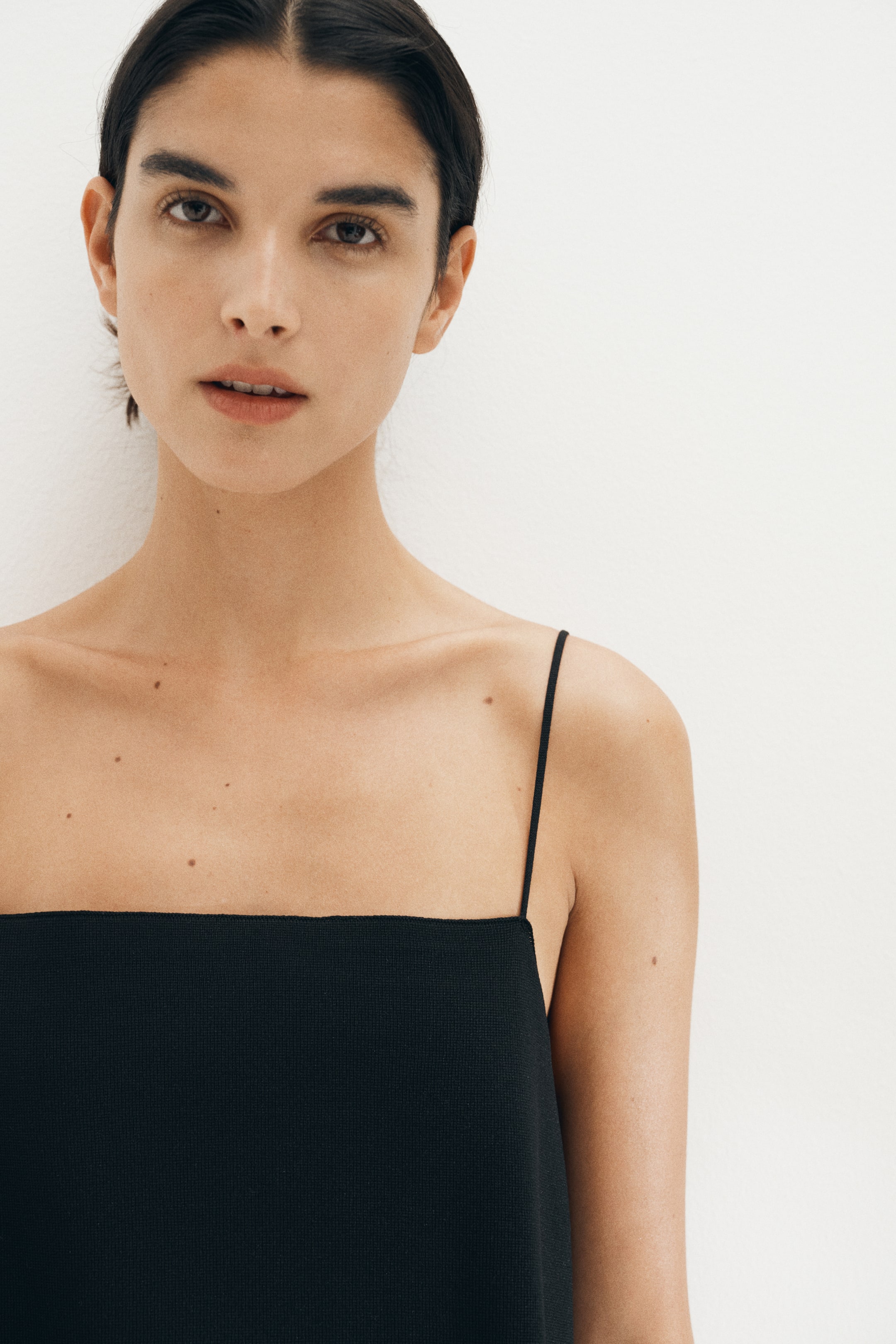 Fine-Knit Strappy Top