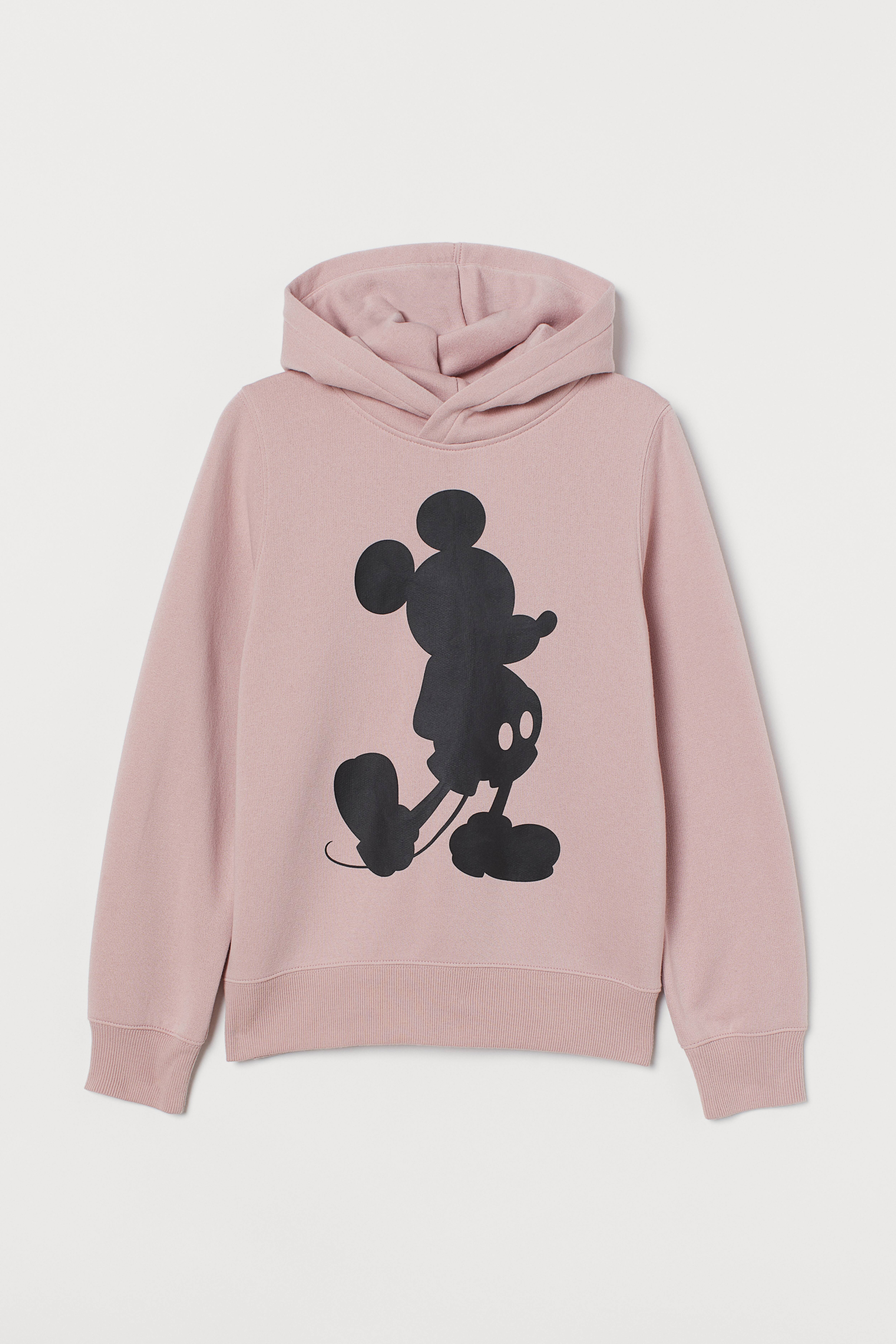 Pink mickey mouse hoodie h&m best sale