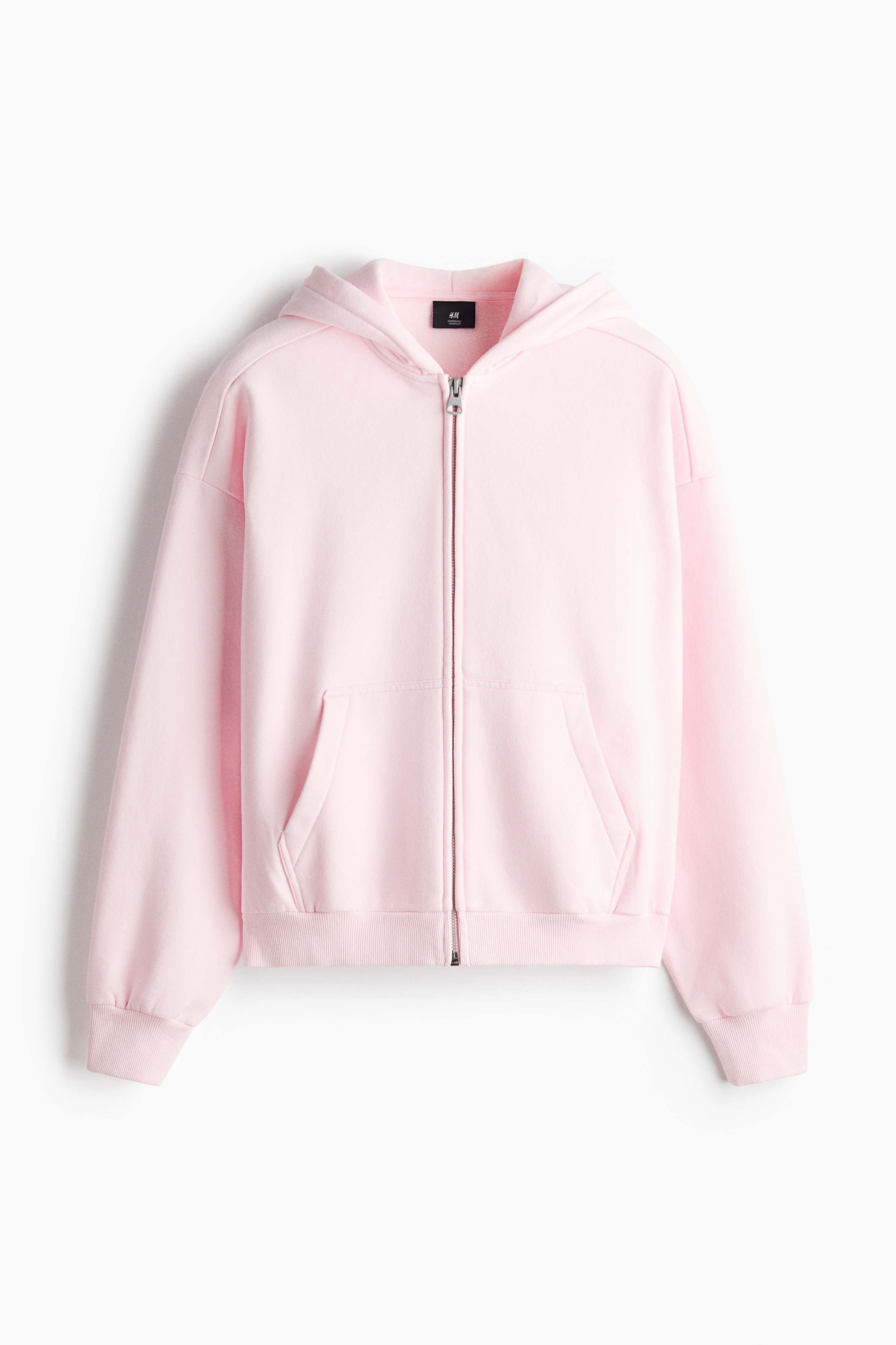 Oversized Hooded Jacket - Light pink