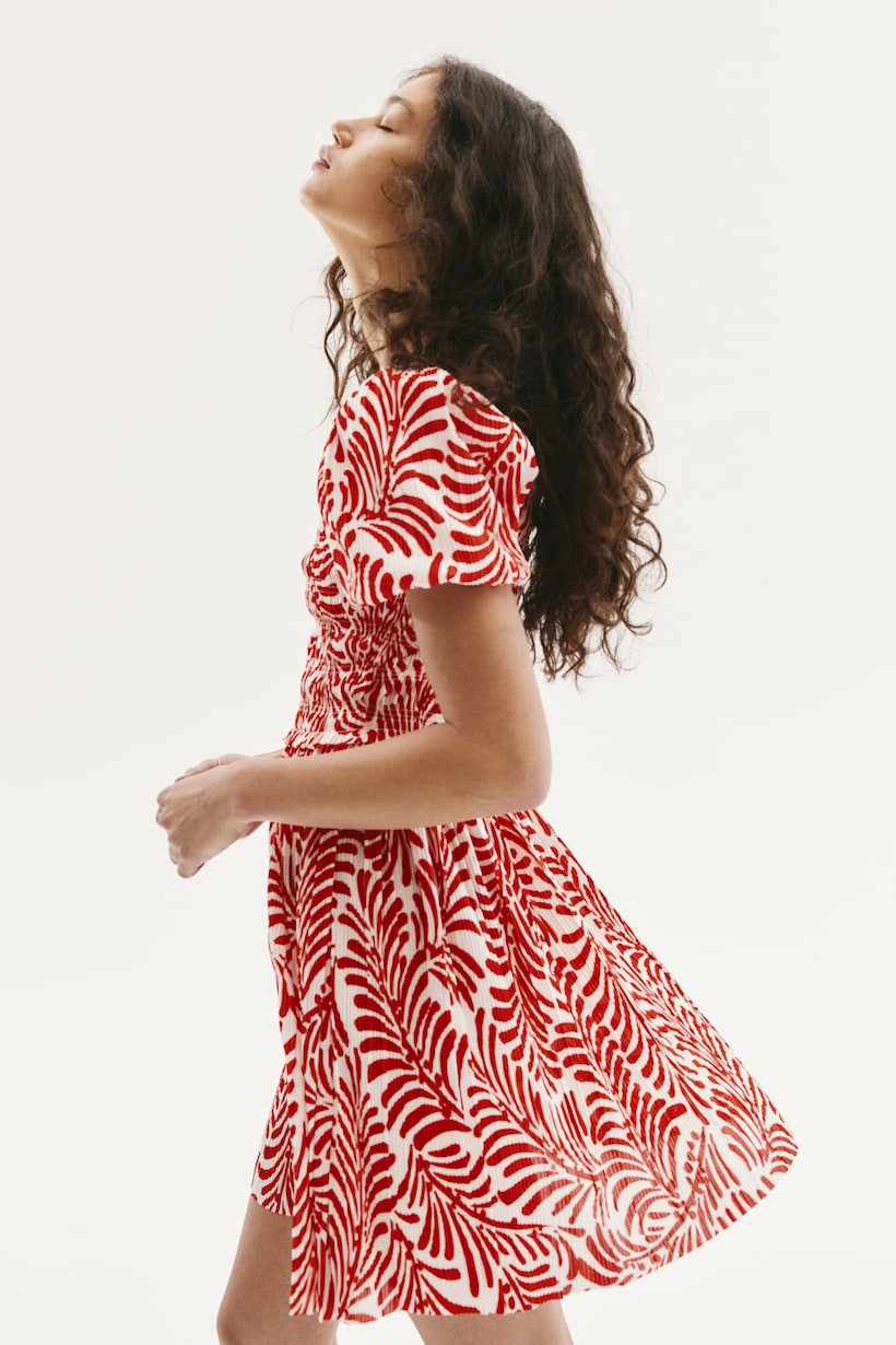 Robe style Babydoll à bretelles