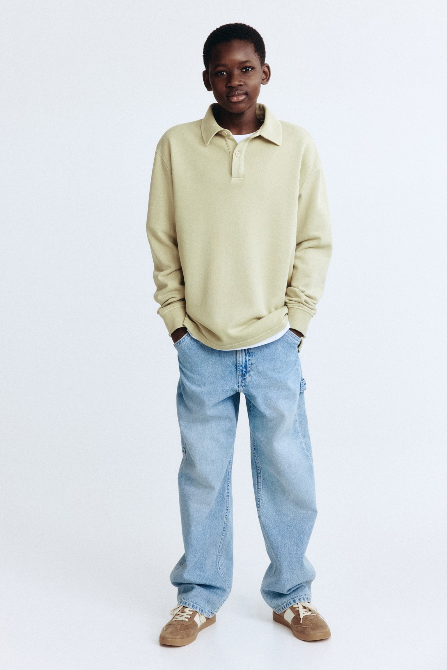 Loose Fit Carpenter Jeans - Bleu denim clair/Noir denim/Bleu denim foncé/Beige - 2