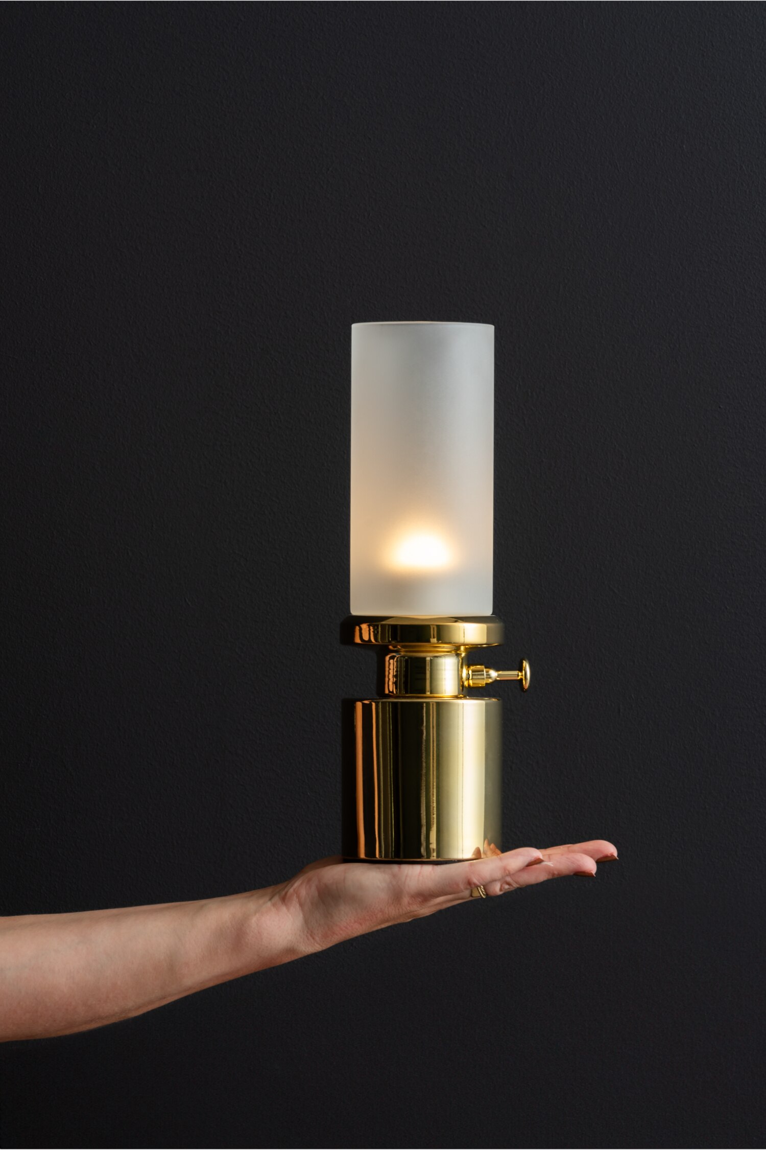 Camp Led Bordlampe - Forgyldt Guld/Chrome