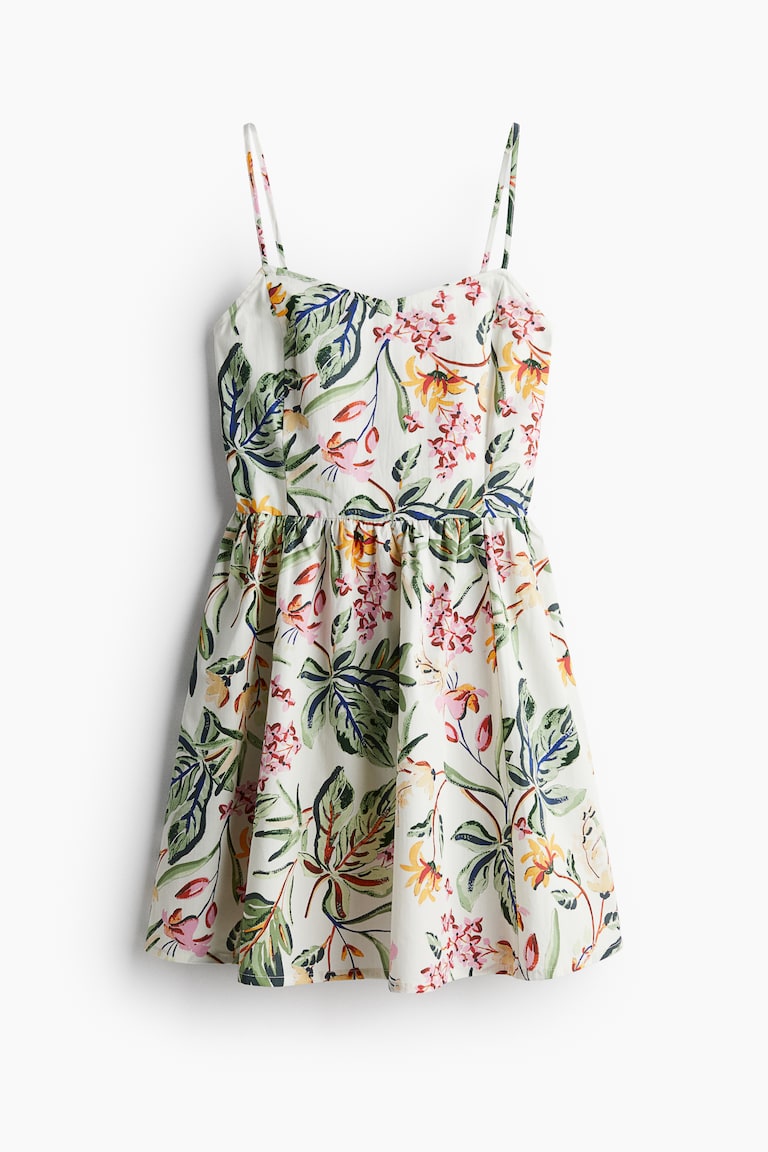 flared skirt dress h&m
