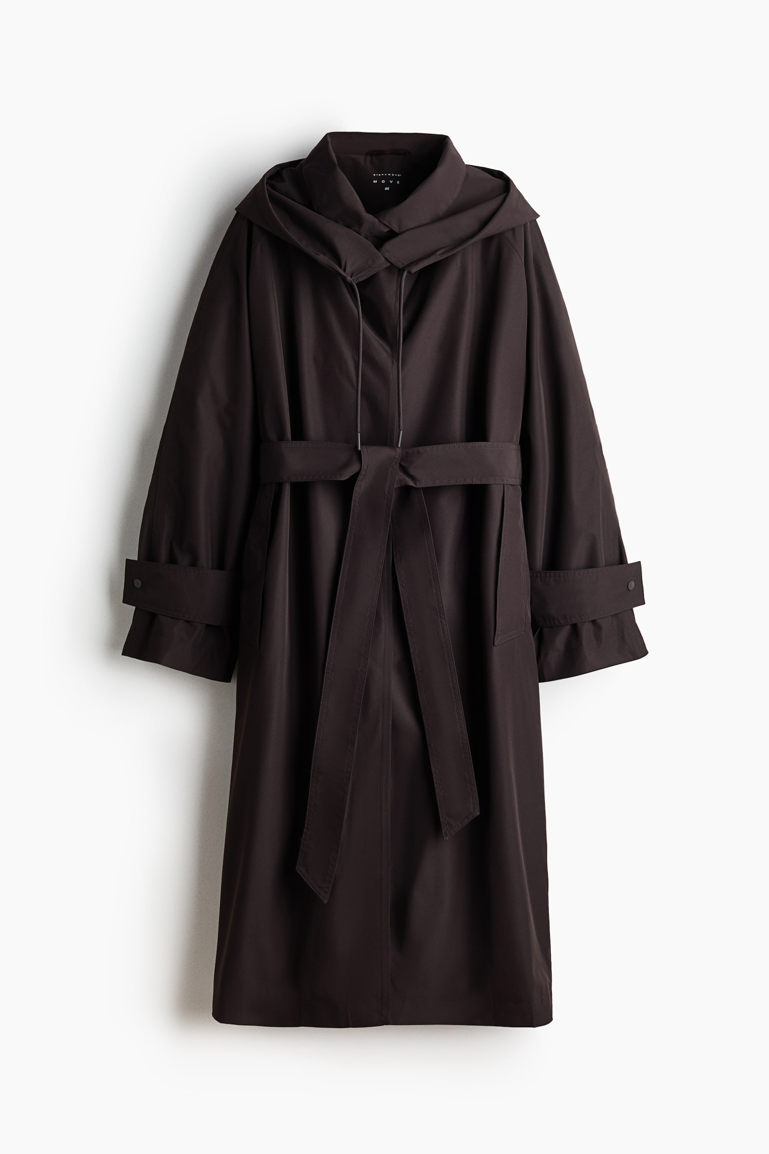 Raincoat with StormMove™ - Bark brown/Black