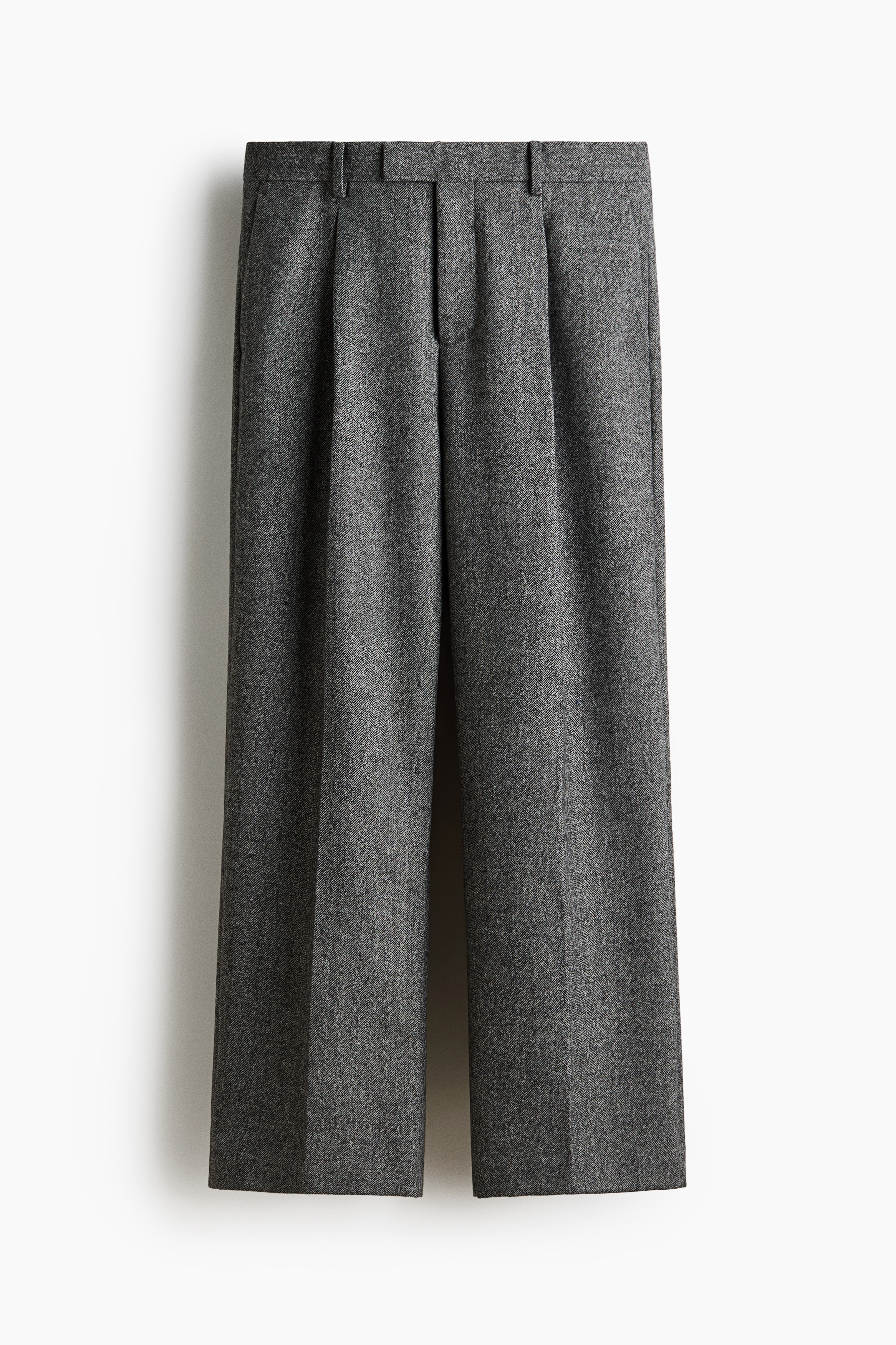Loose Fit Suit trousers - Dark grey marl