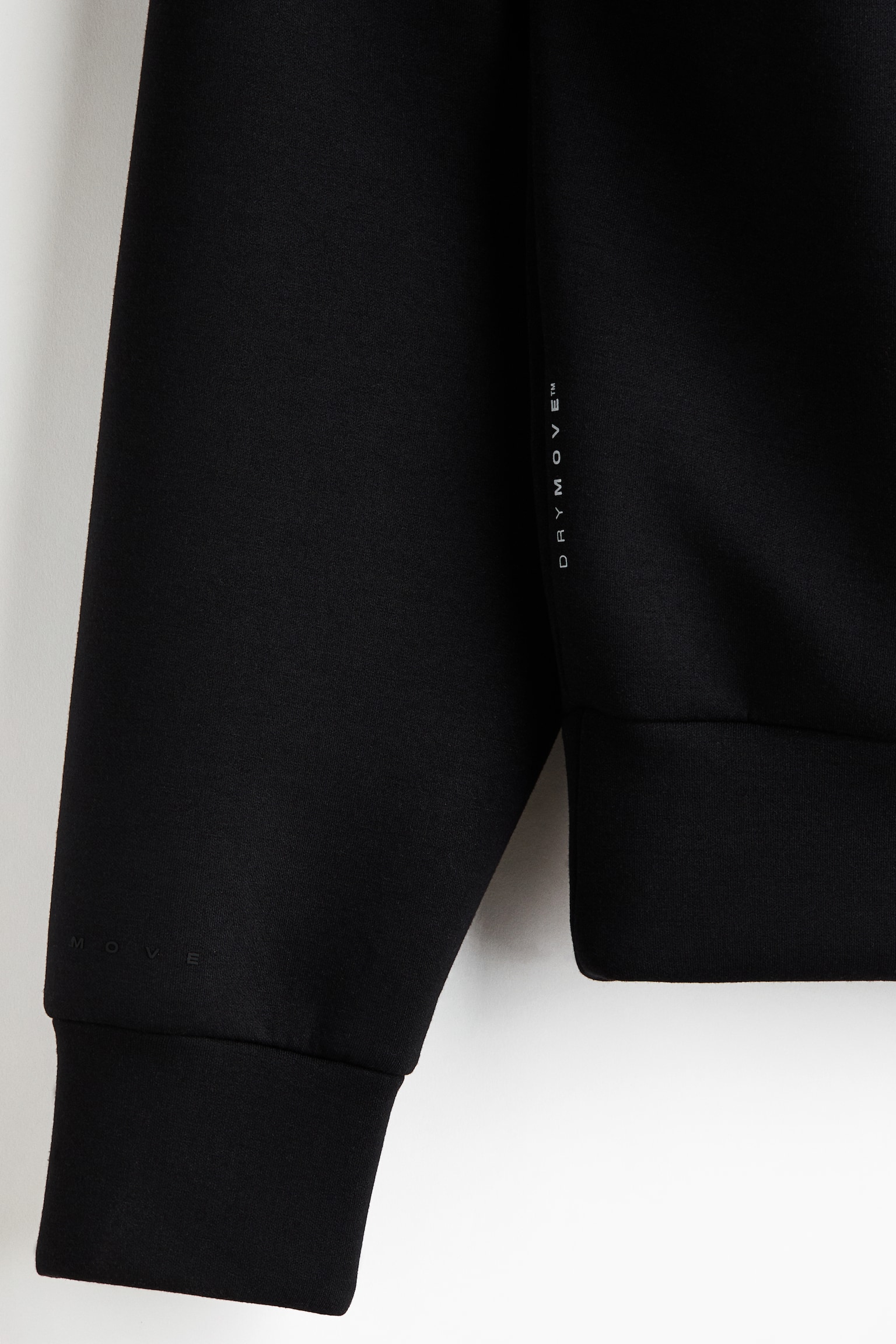 Oversized Fit Sports hoodie with DryMove™ - Black/Beige/Dark brown - 3