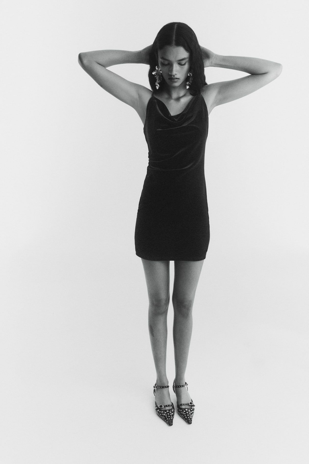 Draped Strappy Dress - image 2