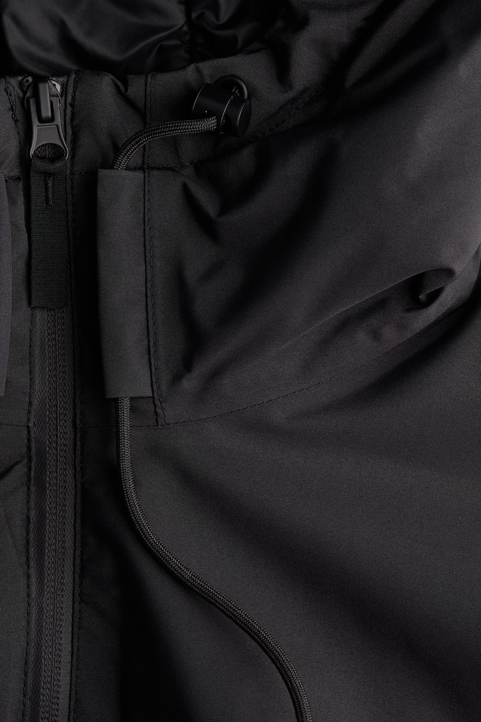 Женская куртка H&M Move Padded Activewear Rain Jacket with StormMove™, цвет: Чёрный — фото 10