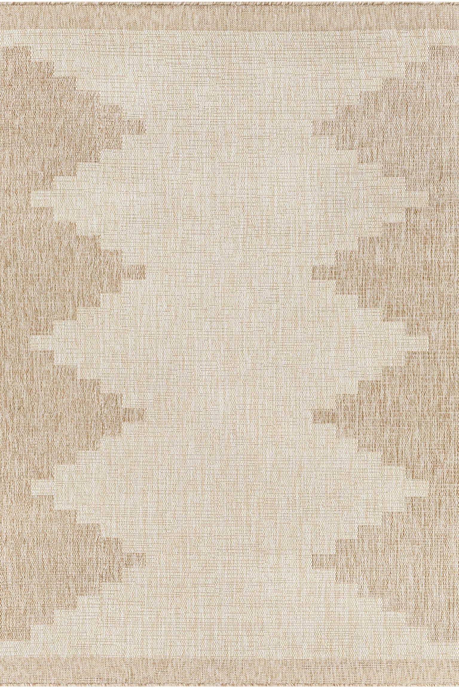 Rubal In- /outdoor Area Rug - Brown, Ivory - 1