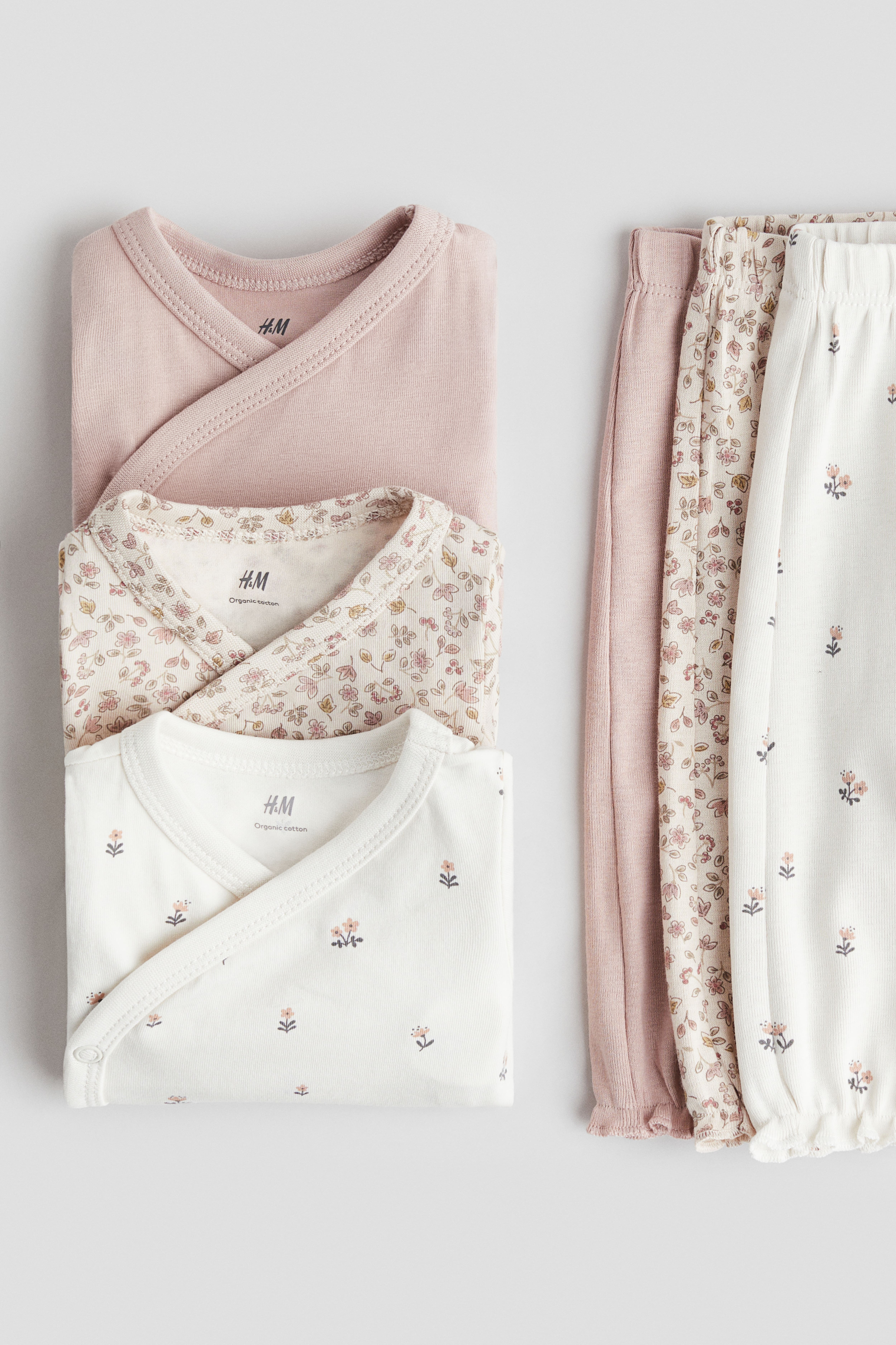 6-piece Bodysuit and Pants Set