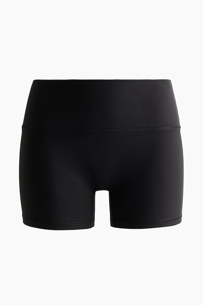 Sports hotpants with SoftMove™ - Black/Plum/Light maroon/Dusty mauve - 1
