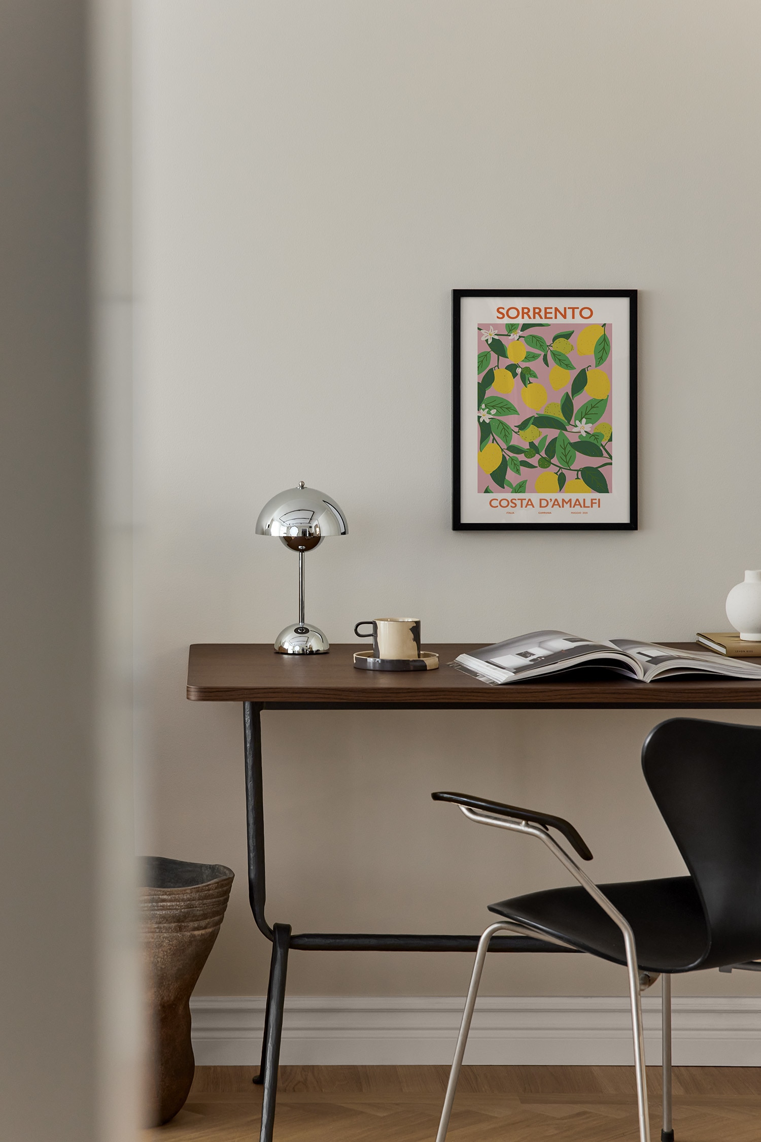 Sorrento Plakat - Gul/grøn