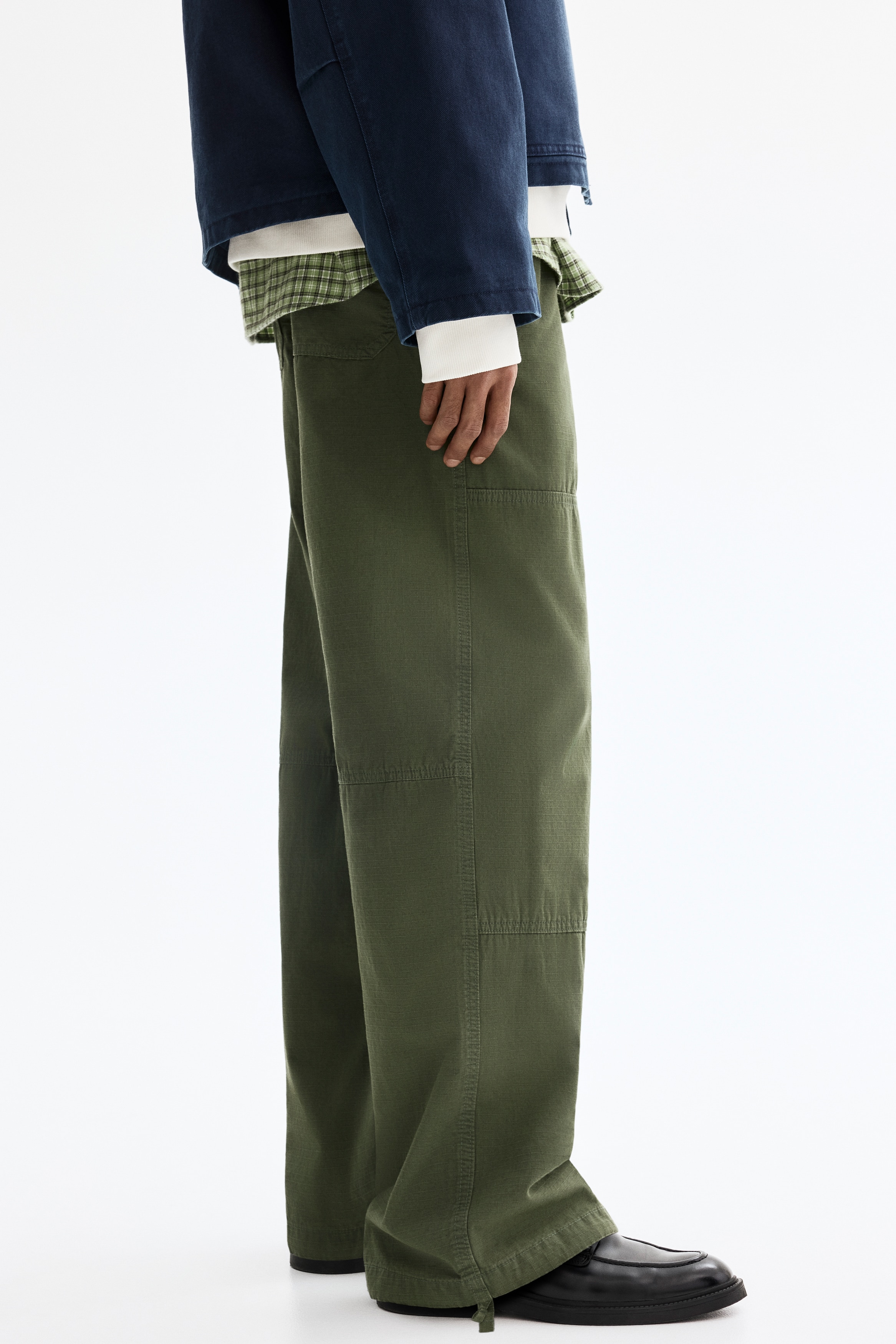 Pantalon Chino Homme H&M Label Of Graded Goods Taille 40 Vert - Occasion Très Bon état