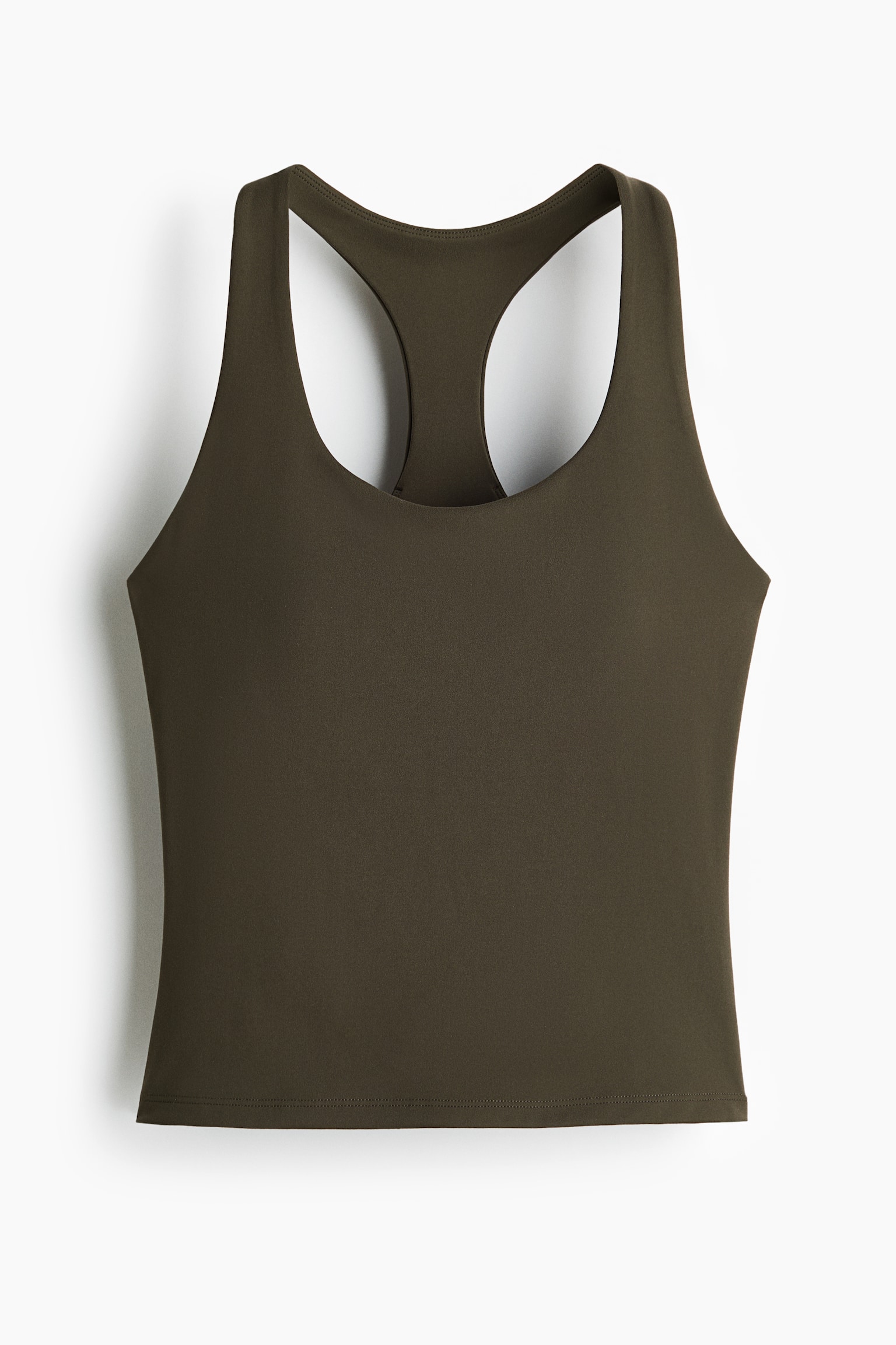 Integral-bra sports top with SoftMove™ - Moss green/Ivory/Light maroon - 2
