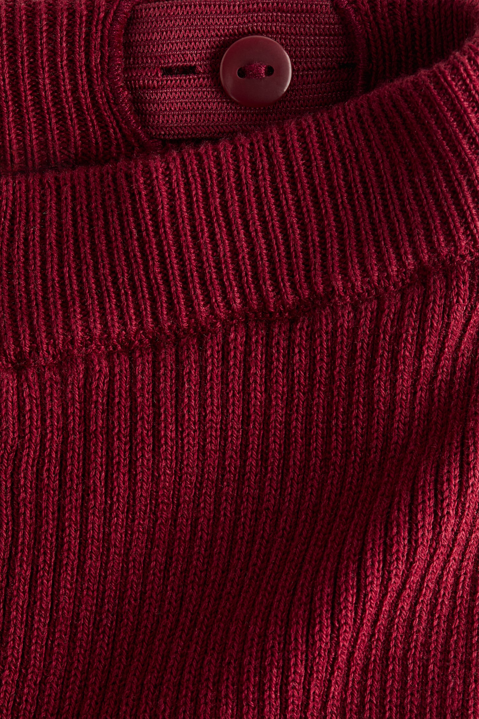 Детские комплекты H&M 2-Piece Cotton-Knit Set, цвет: Тёмный красный — фото 7