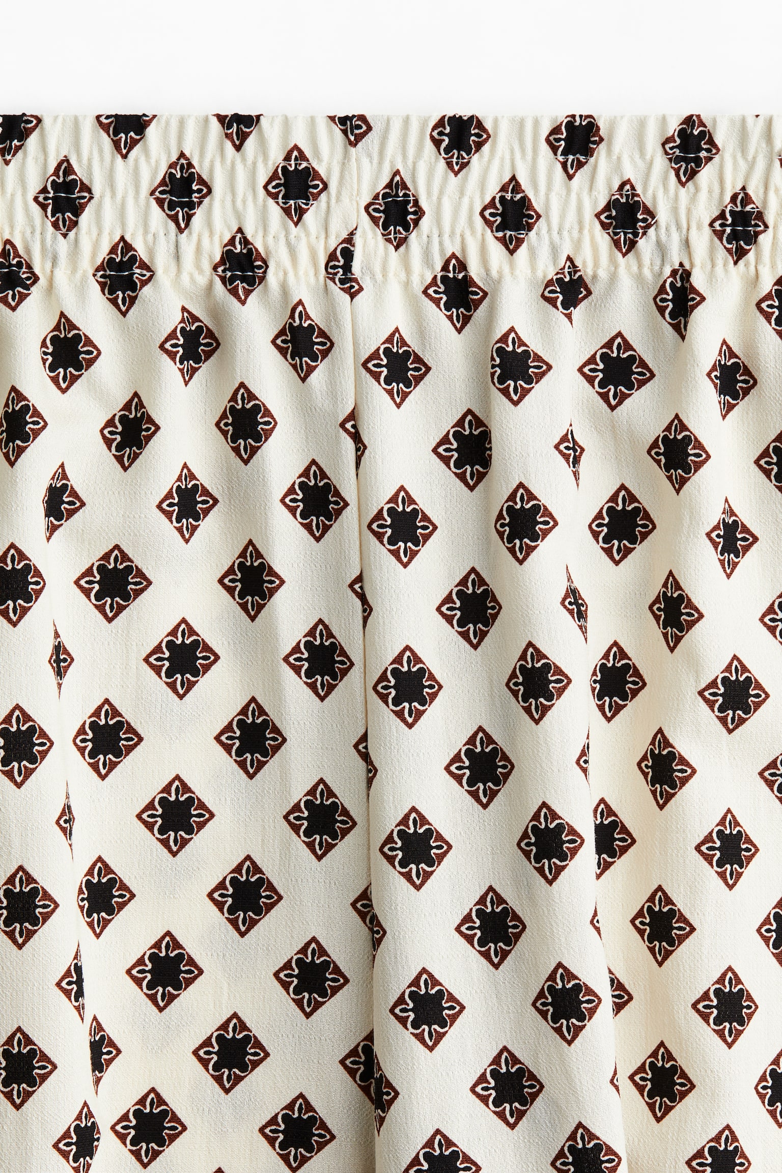 Женские брюки H&M Wide-Leg Pull-On, цвет: Кремовый — фото 2