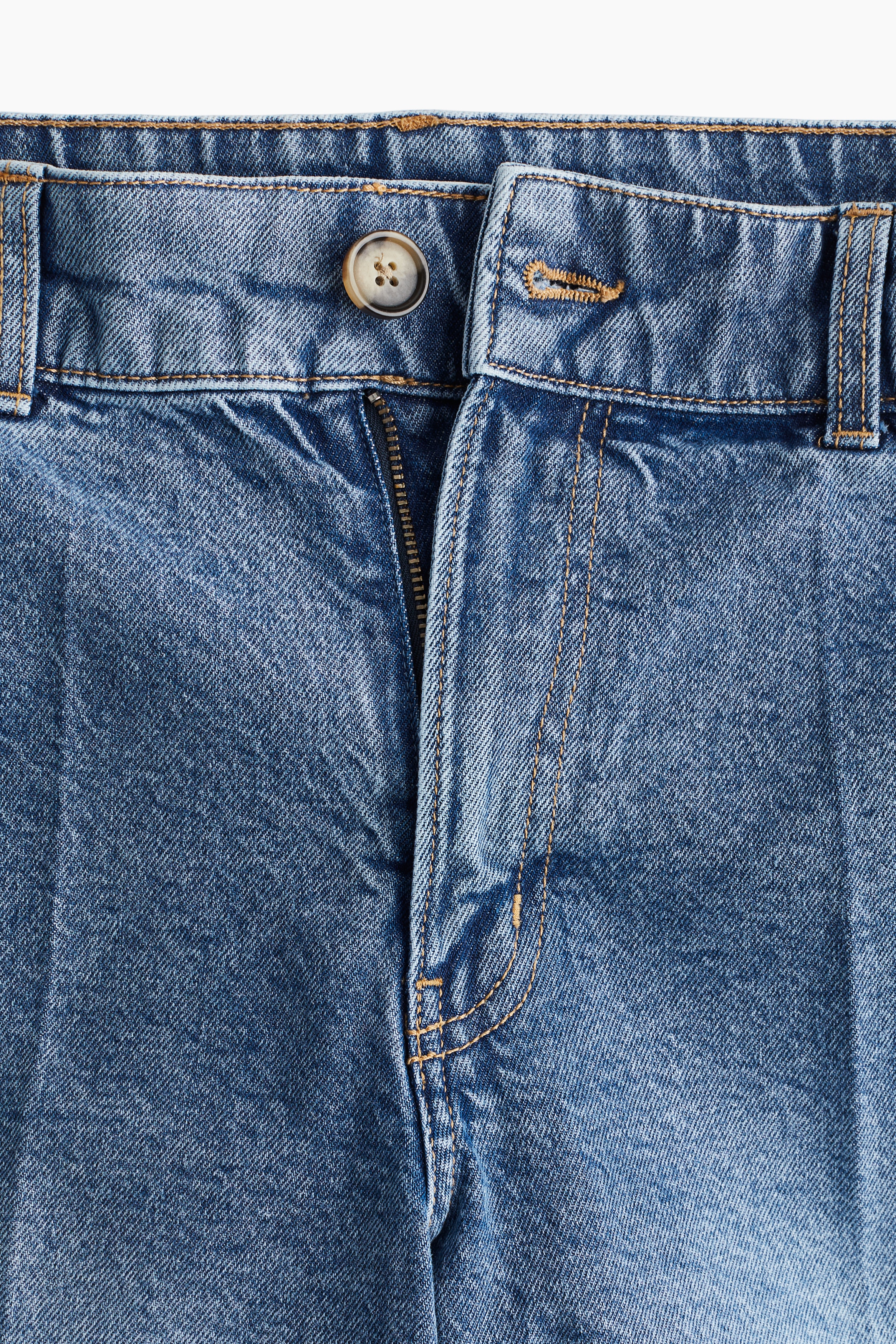 Wide High Cropped Jeans