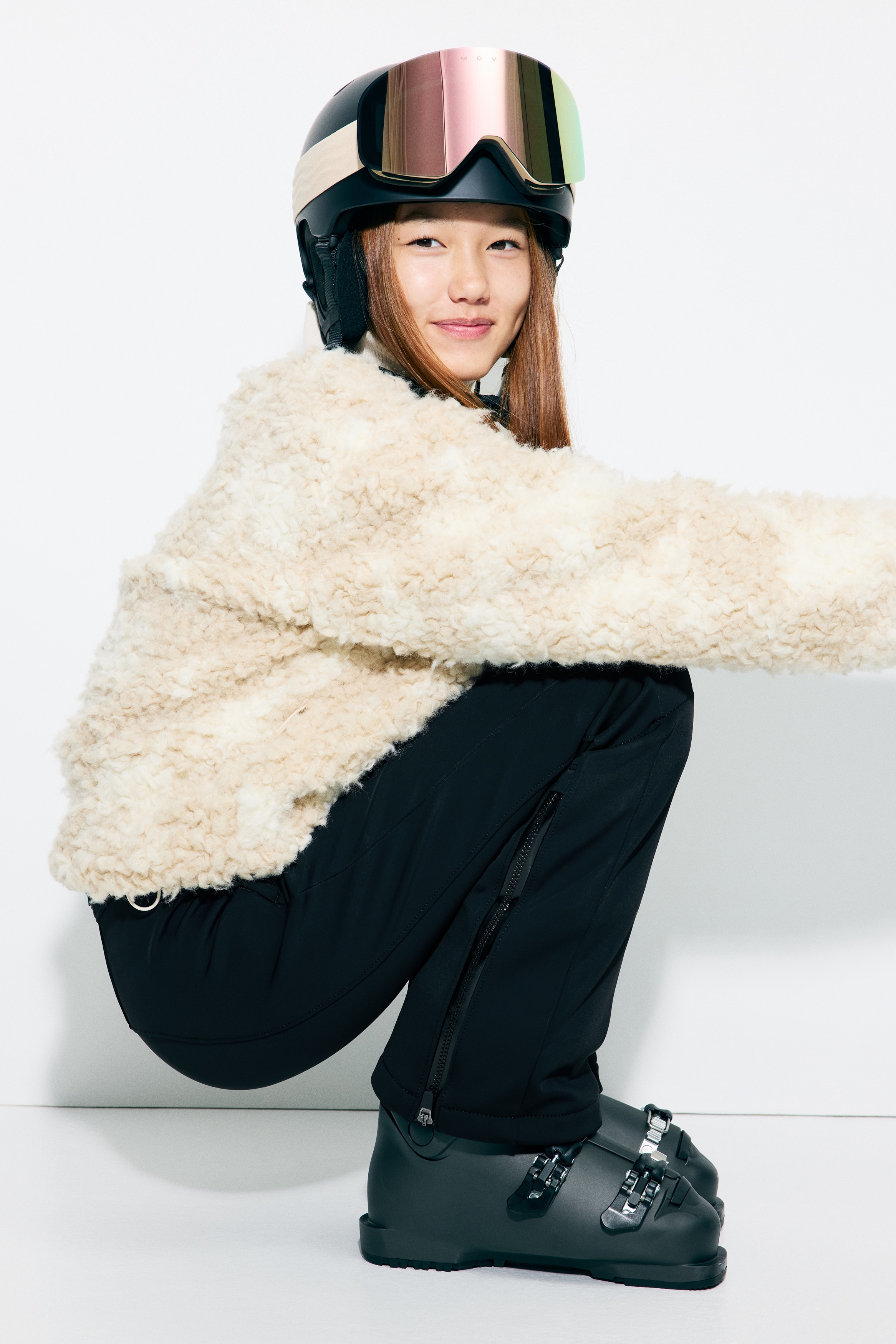 H & M - ウォーターリペレントスキーパンツ - ブラック H & M - ウォーターリペレントスキーパンツ - ブラック