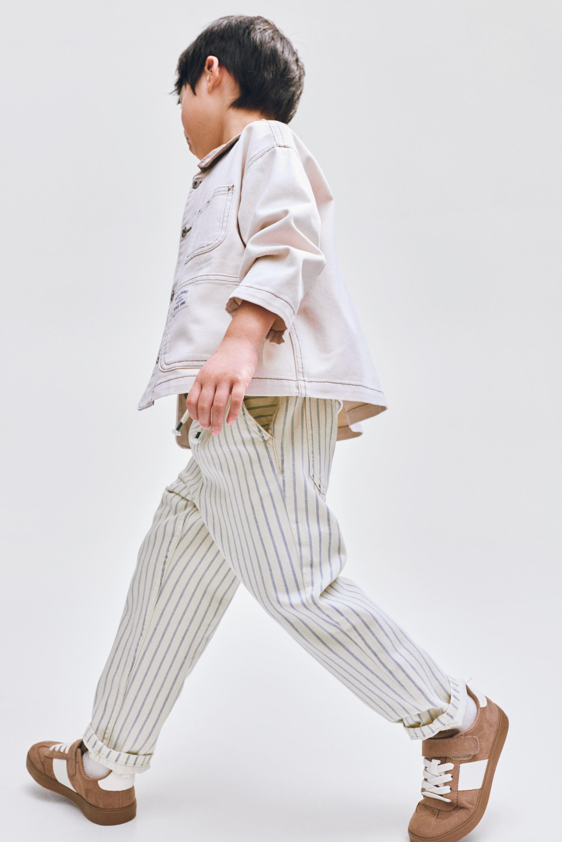 Twill Pull-On Pants