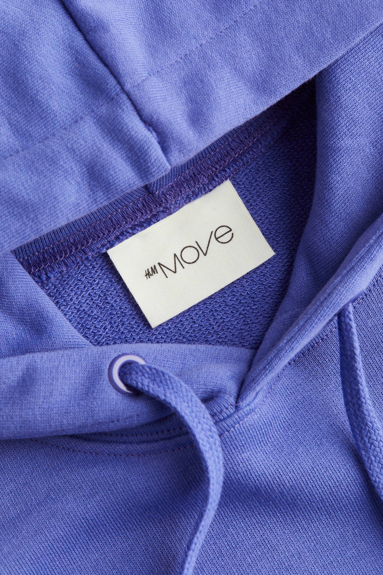 DryMove™ Activewear Hoodie - Lavender blue/Dark brown/Bright red - 2