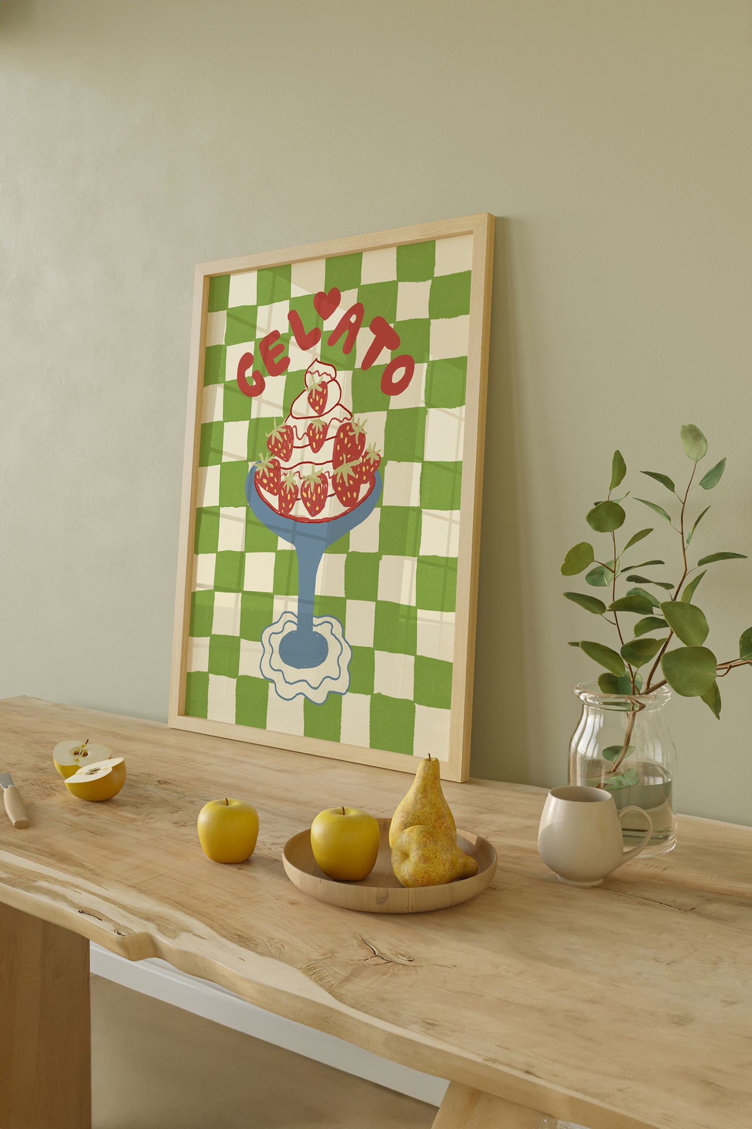 Studio Dolci - Gelato - Vert / Rouge