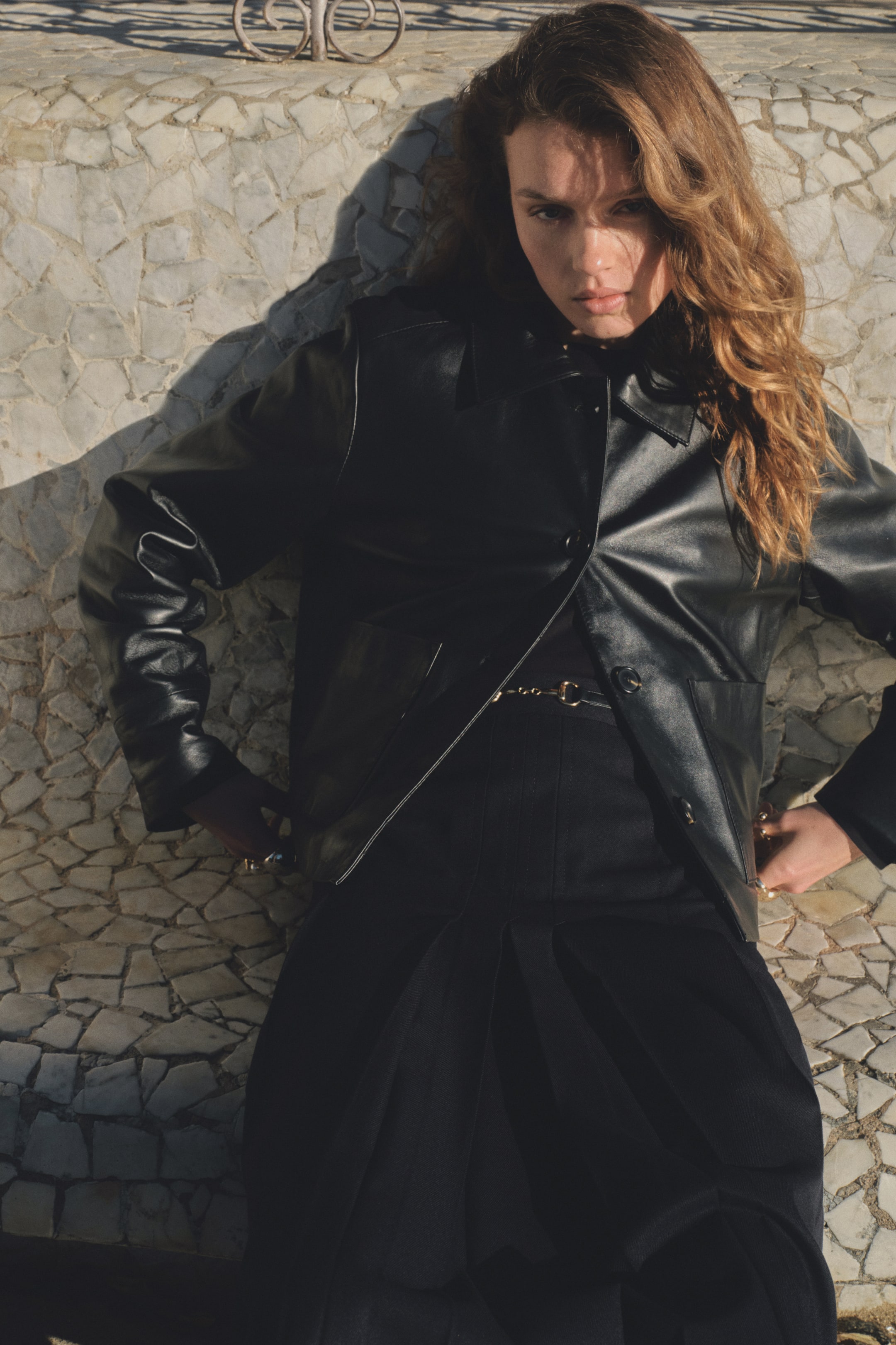 View larger image: Pleated skirt - Navy blue - Ladies | H&M IN 2