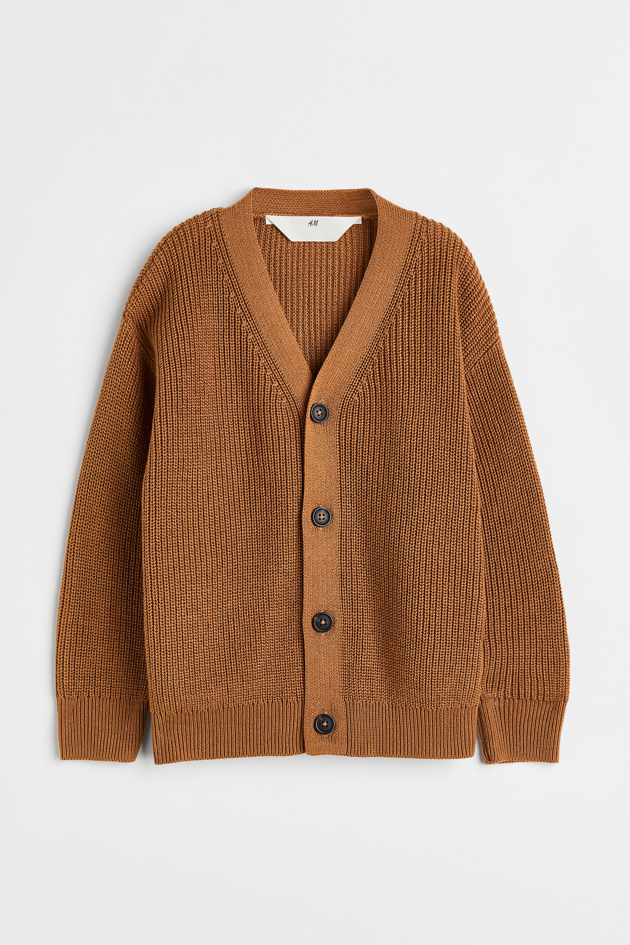 Visualizza immagine più grande: Cardigan in maglia - Marrone - BAMBINO | H&M IT 1