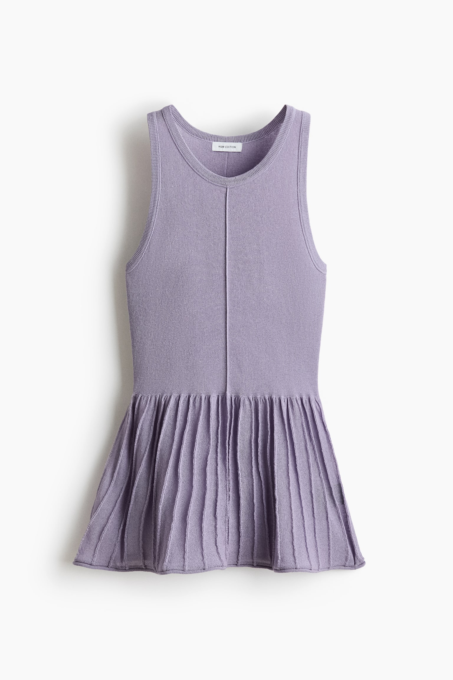 Knitted peplum top - 2
