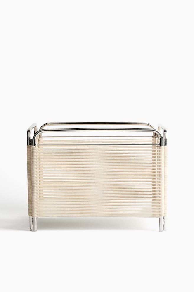 Foldable storage basket - Beige - 1
