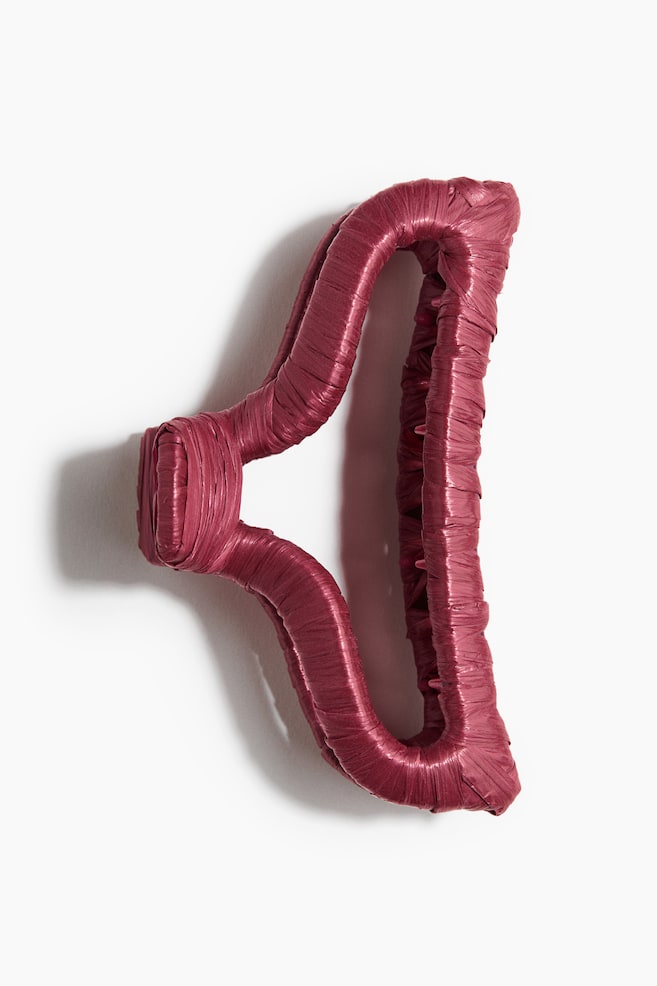 Straw Hair Claw - Red - 1