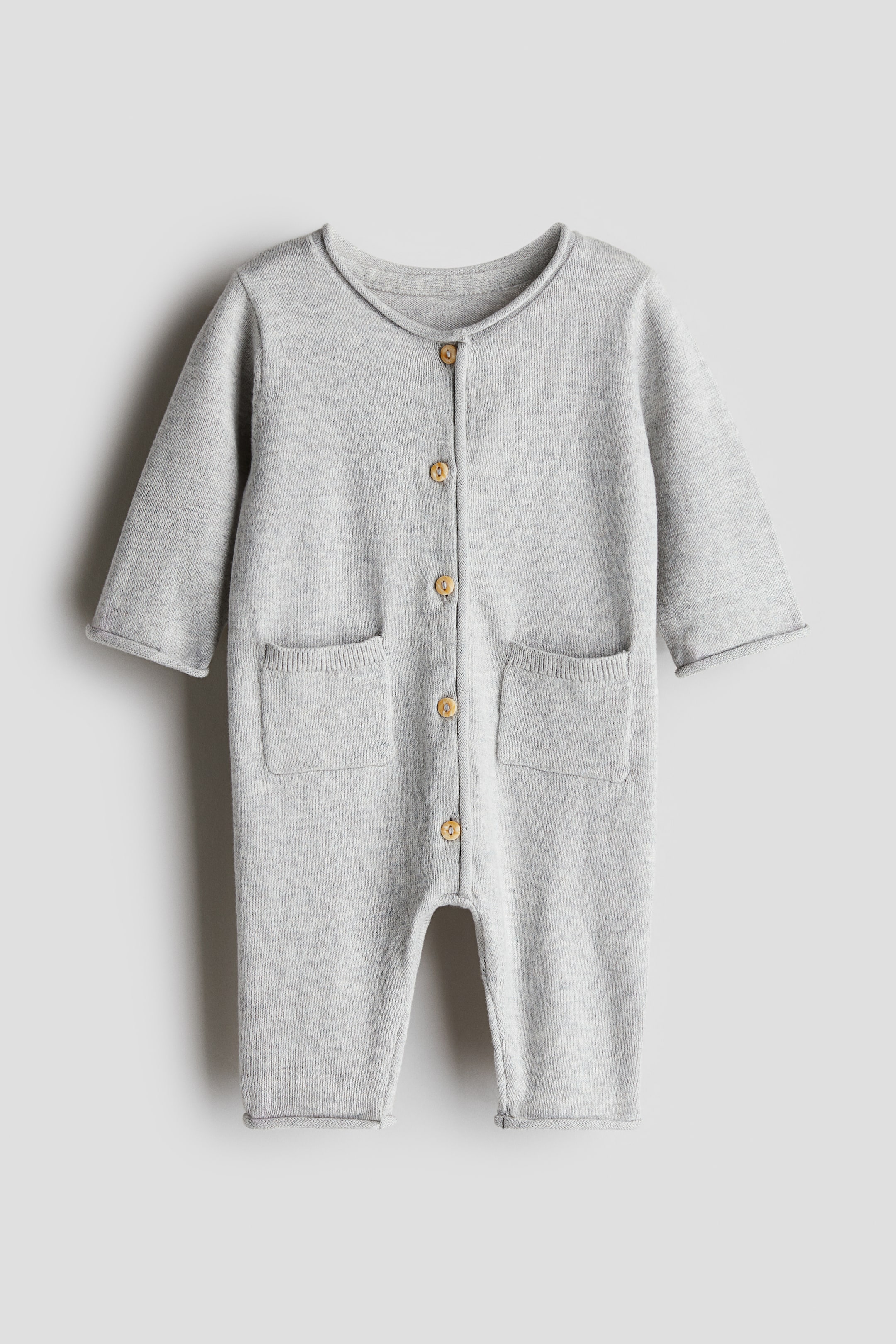 Fine-knit Cotton Jumpsuit