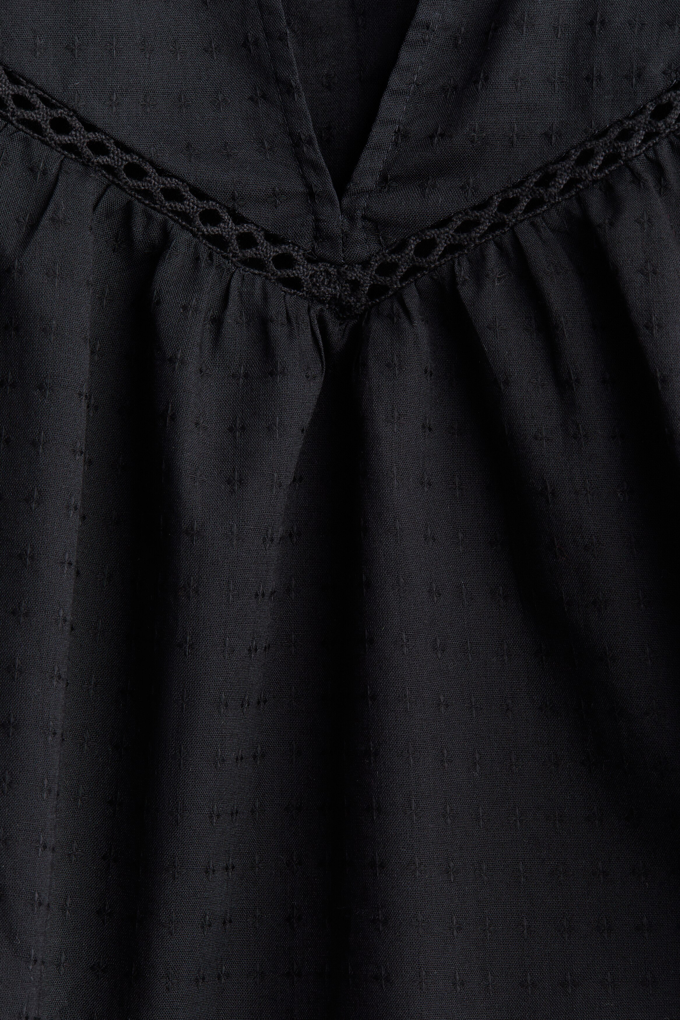 Dobby-weave blouse