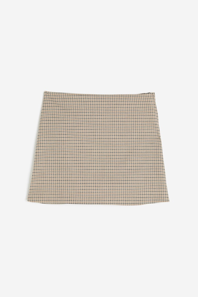 Mini skirt - Brown/Dogtooth-patterned/Black/Light beige/Checked/Grey/Snakeskin-patterned - 2